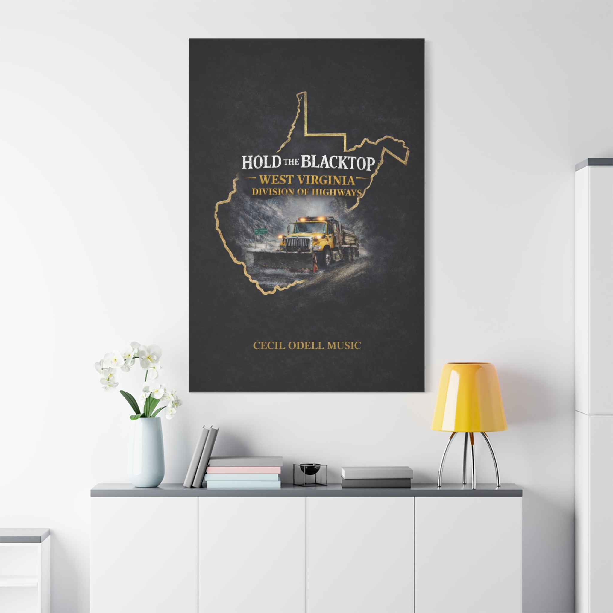 Hold the Blacktop: West Virginia Division of Highways Canvas Print
