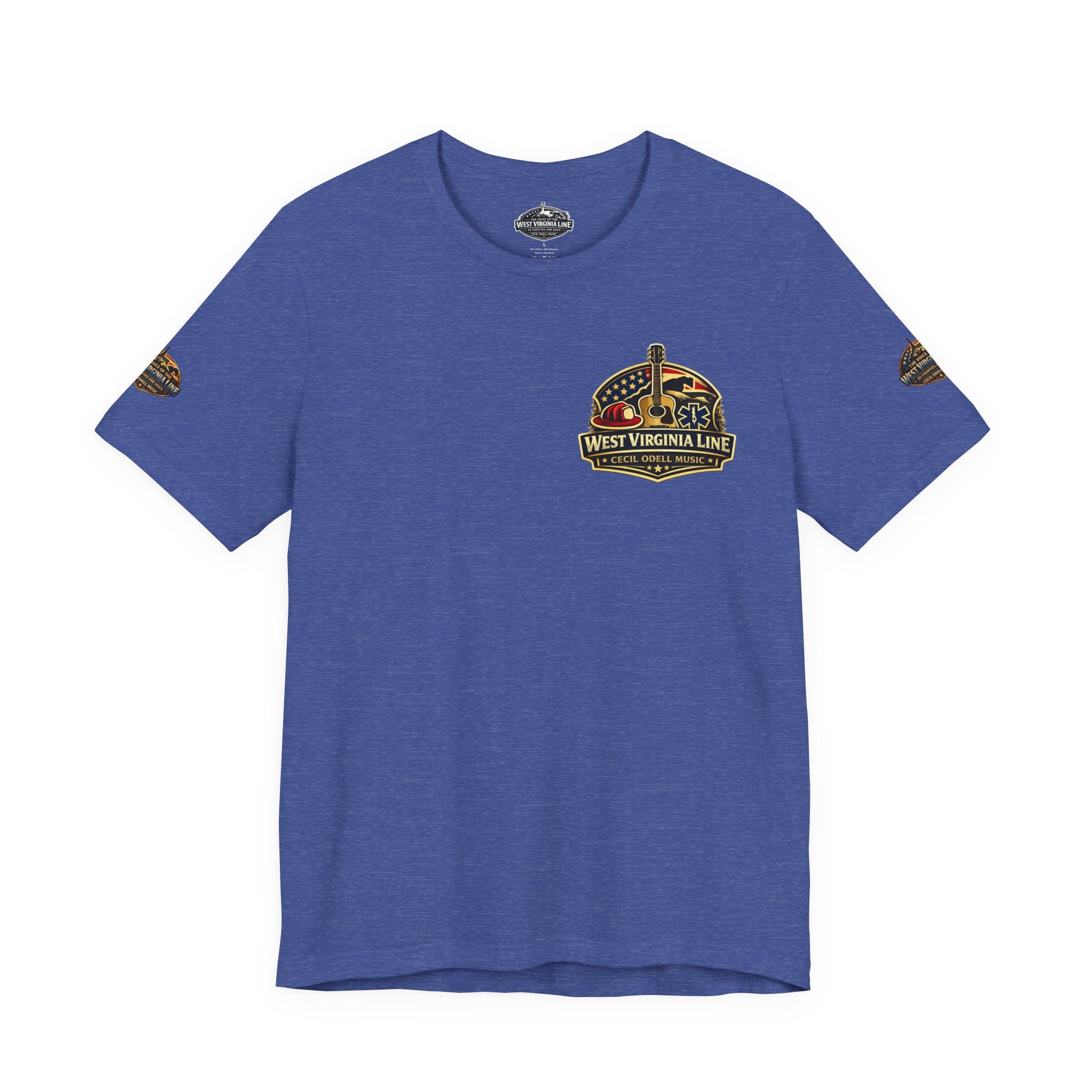 West Virginia Outlaw T-Shirt: Rustic Skull & Guns Country Graphic Tee