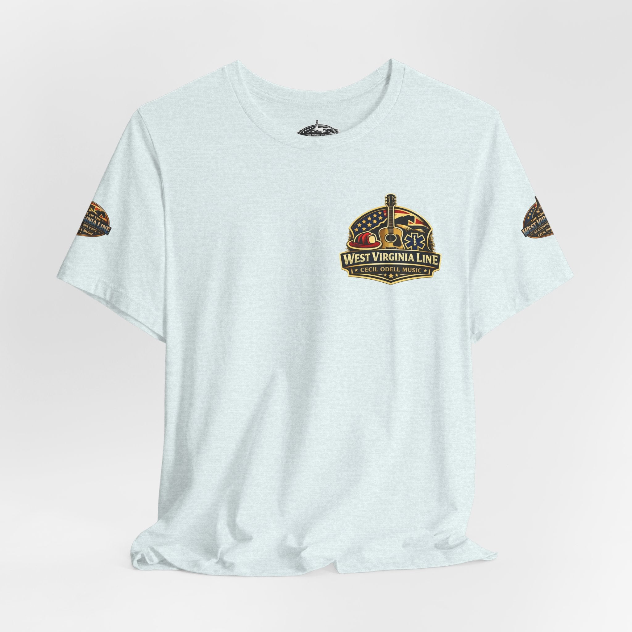 West Virginia Outlaw T-Shirt: Rustic Skull & Guns Country Graphic Tee