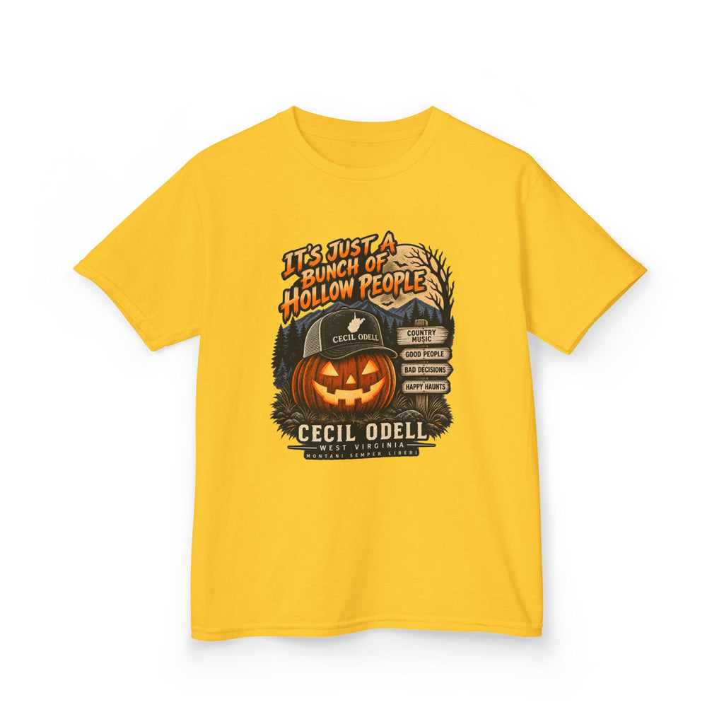 It's Just a Bunch of Hollow People Kids Halloween Tee | Cecil Odell