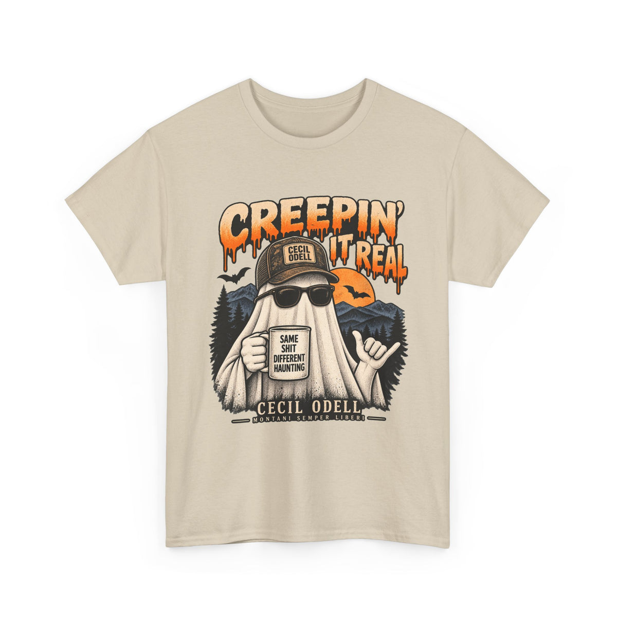 Creepin' It Real Halloween Tee | Cecil Odell