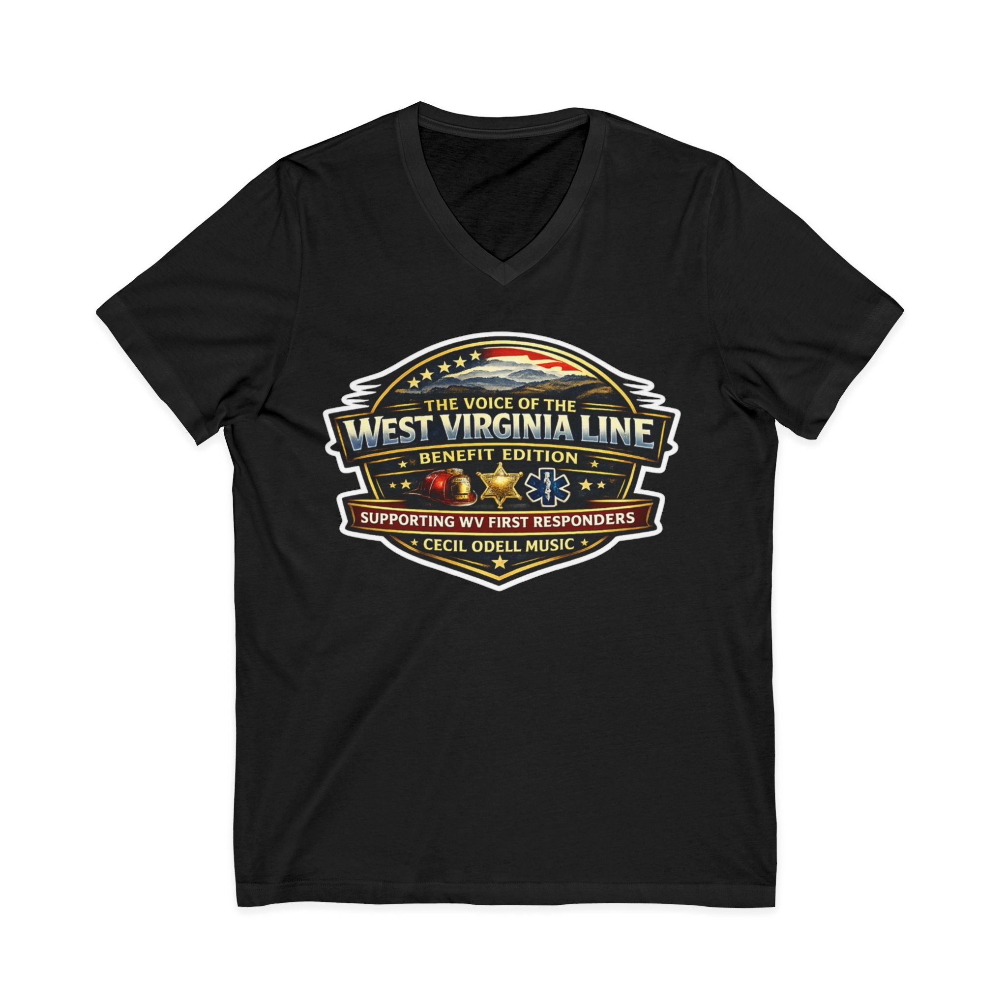 The Voice of the West Virginia Line Benefit Edition - V-Neck