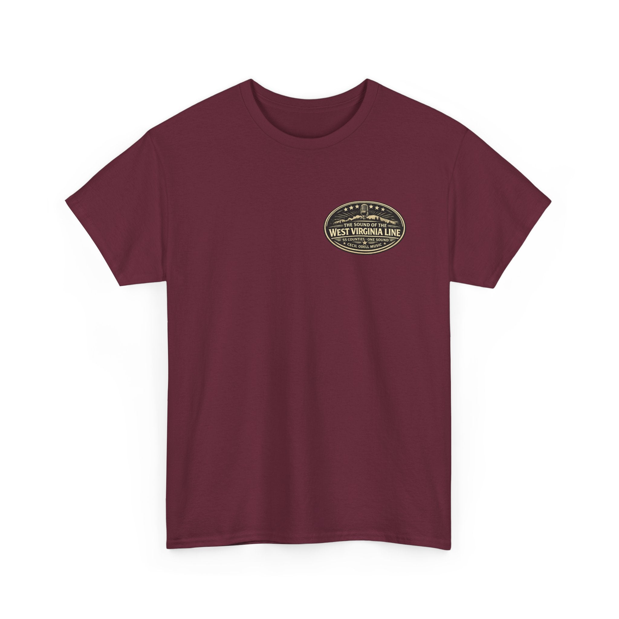 Album Art T‑Shirt: "Yellow Through The Hills" Vintage Roadtrip Tee