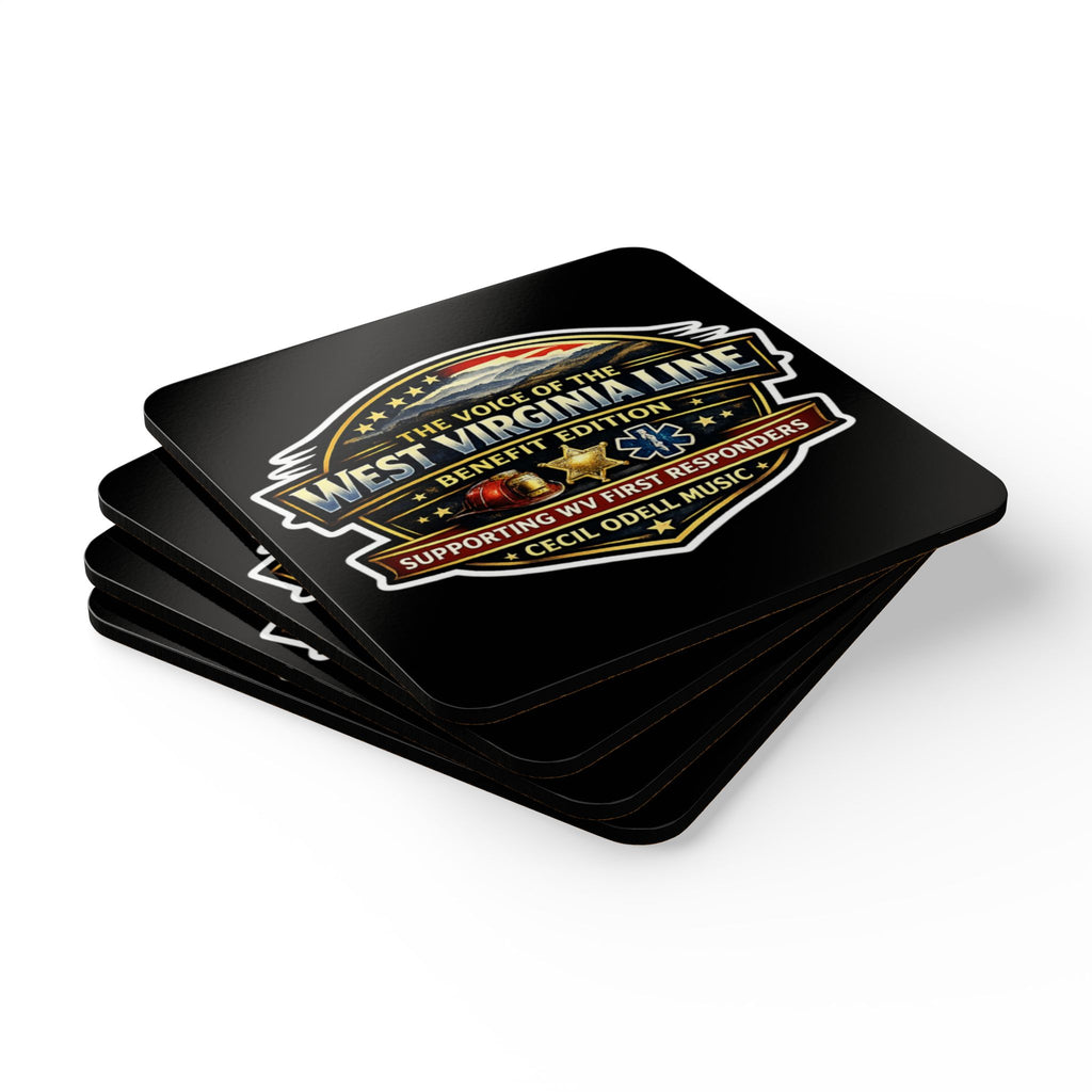 The Voice of the West Virginia Line Benefit Edition - Corkwood Coaster Set