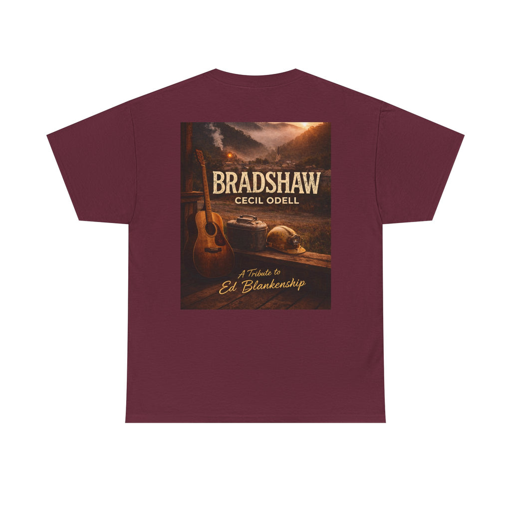 Bradshaw Tribute Tee: 'Bradshaw Cecil Odell' Vintage Guitar & Road Poster T‑Shirt