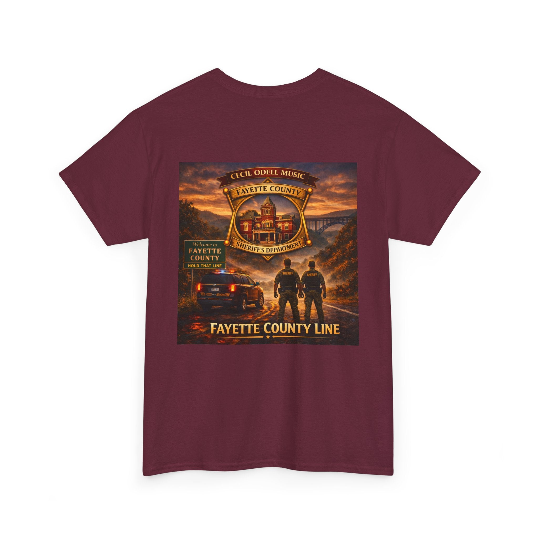 T-Shirt: Fayette County Line Album Art Tee