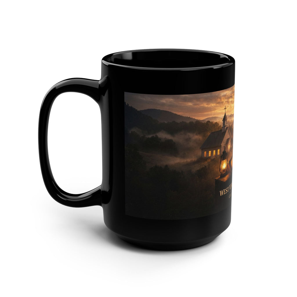 West Virginia Preacher 15oz Black Coffee Mug