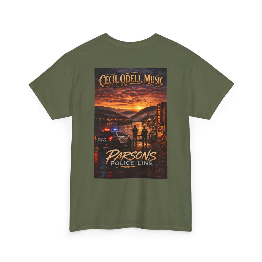 Parsons PD song art shirt