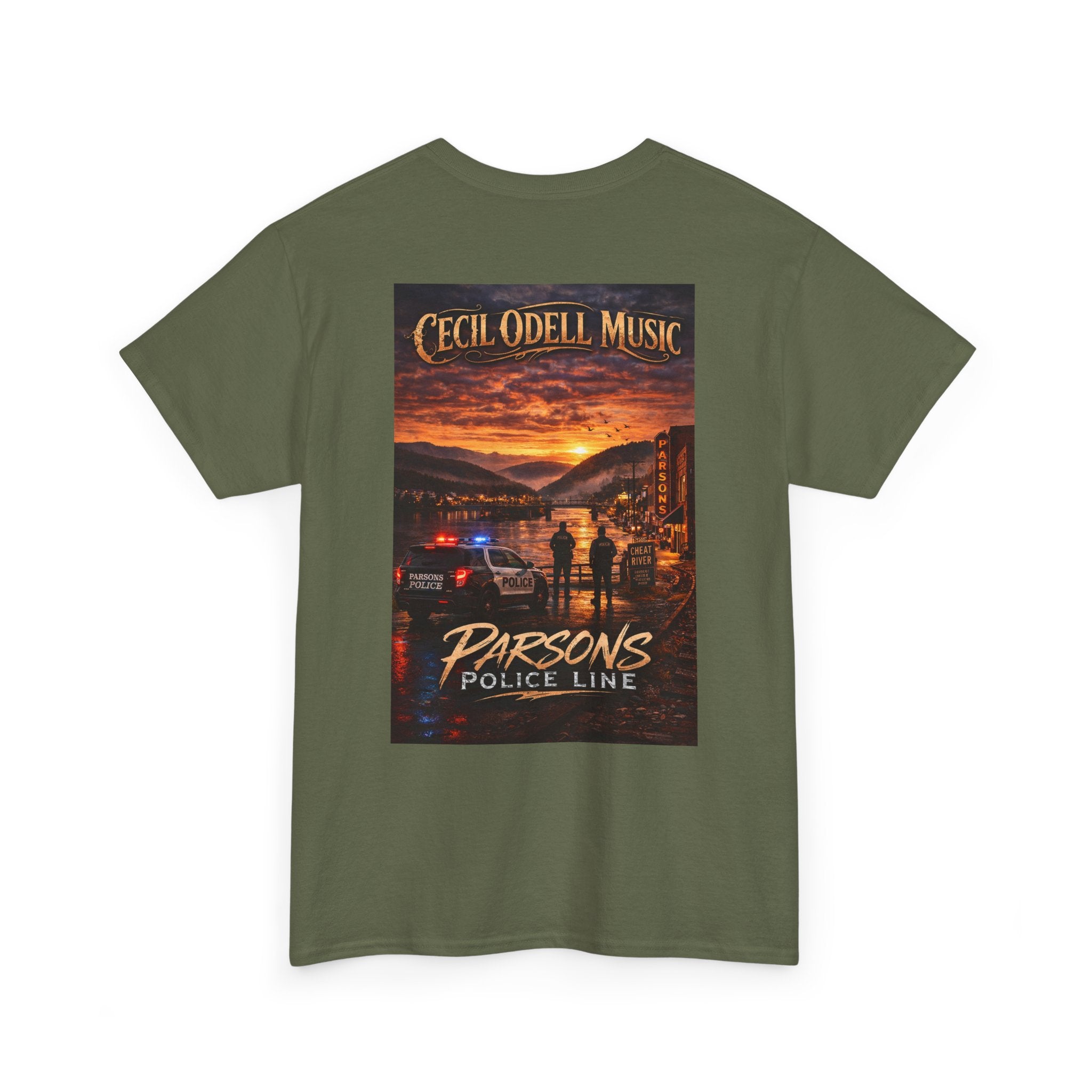 Parsons PD song art shirt