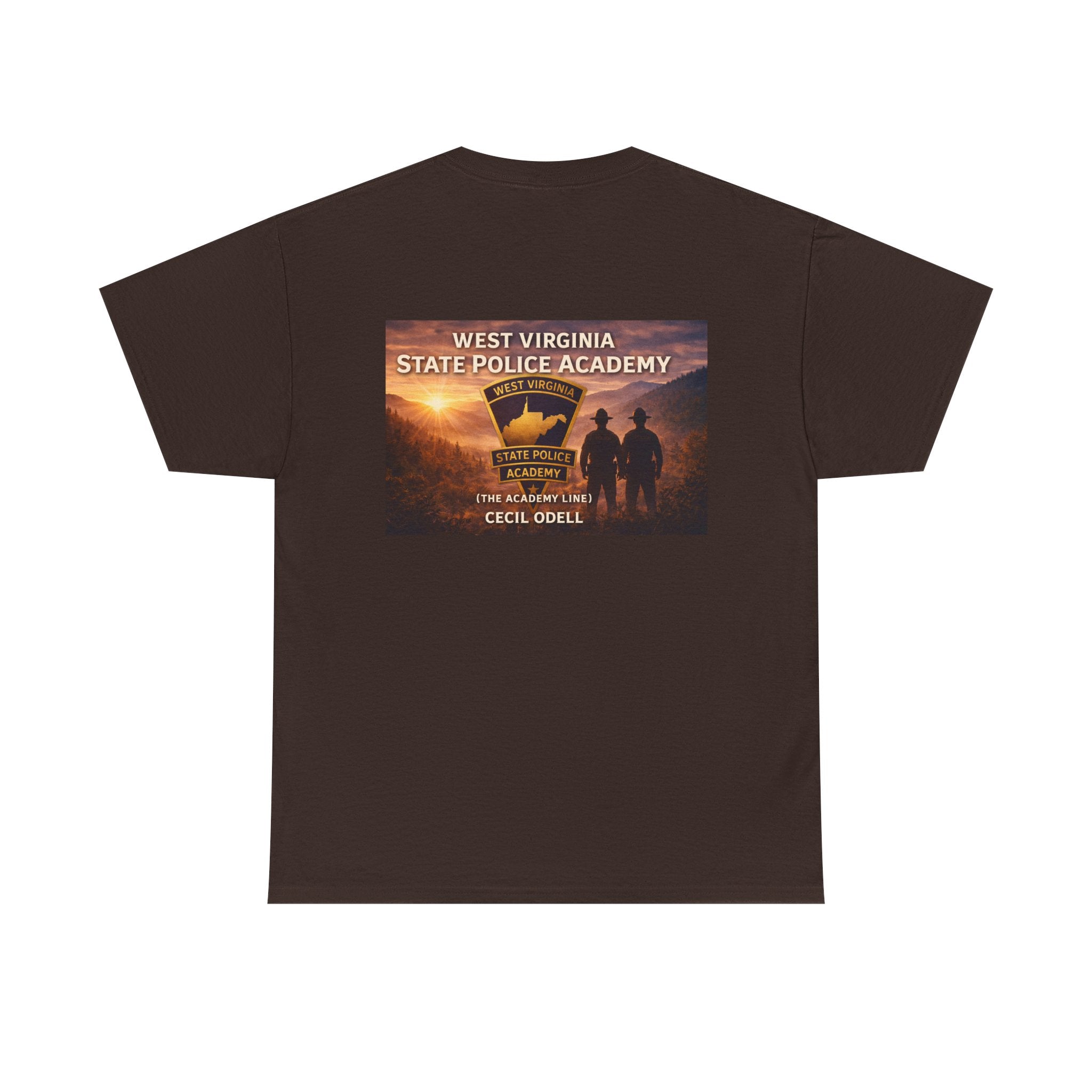 State Police Academy T-Shirt - West Virginia Honor Badge Design