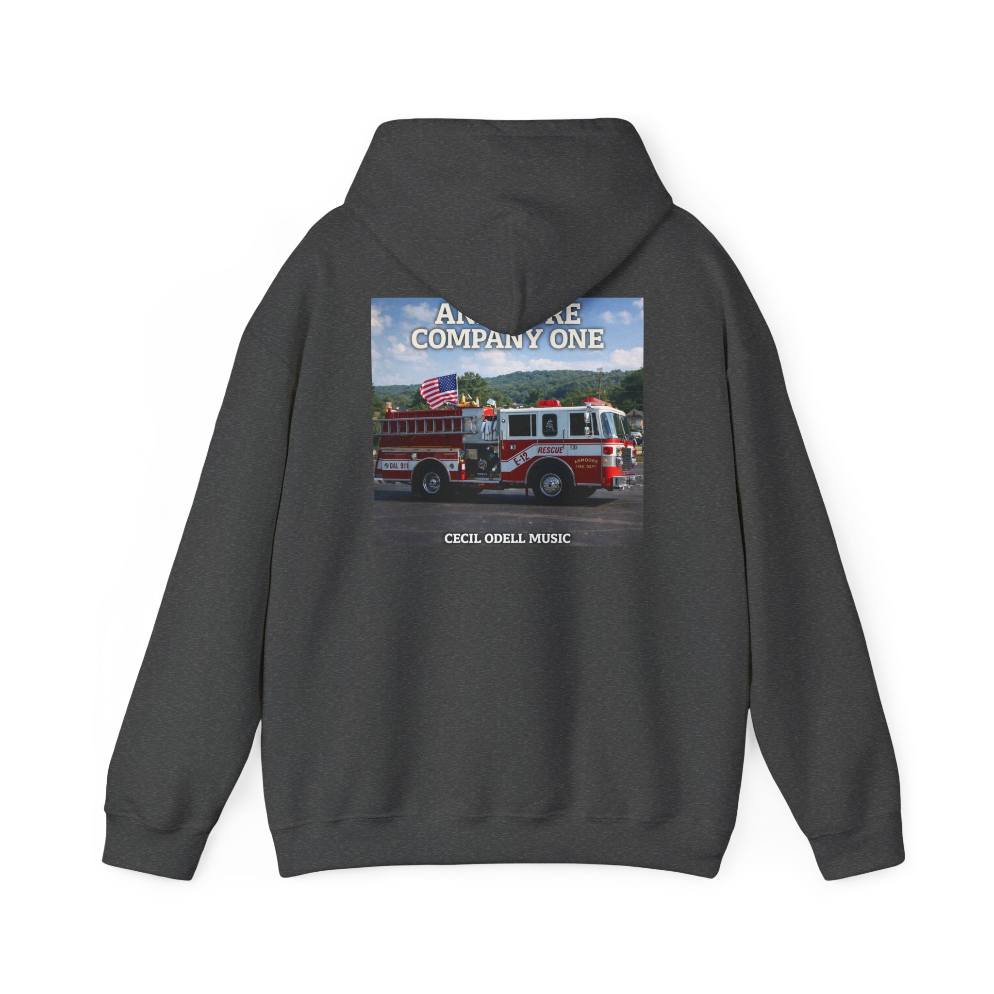 West Virginia Line Firetruck Hoodie: "The Sound of the West Virginia Line" Tribute Sweatshirt