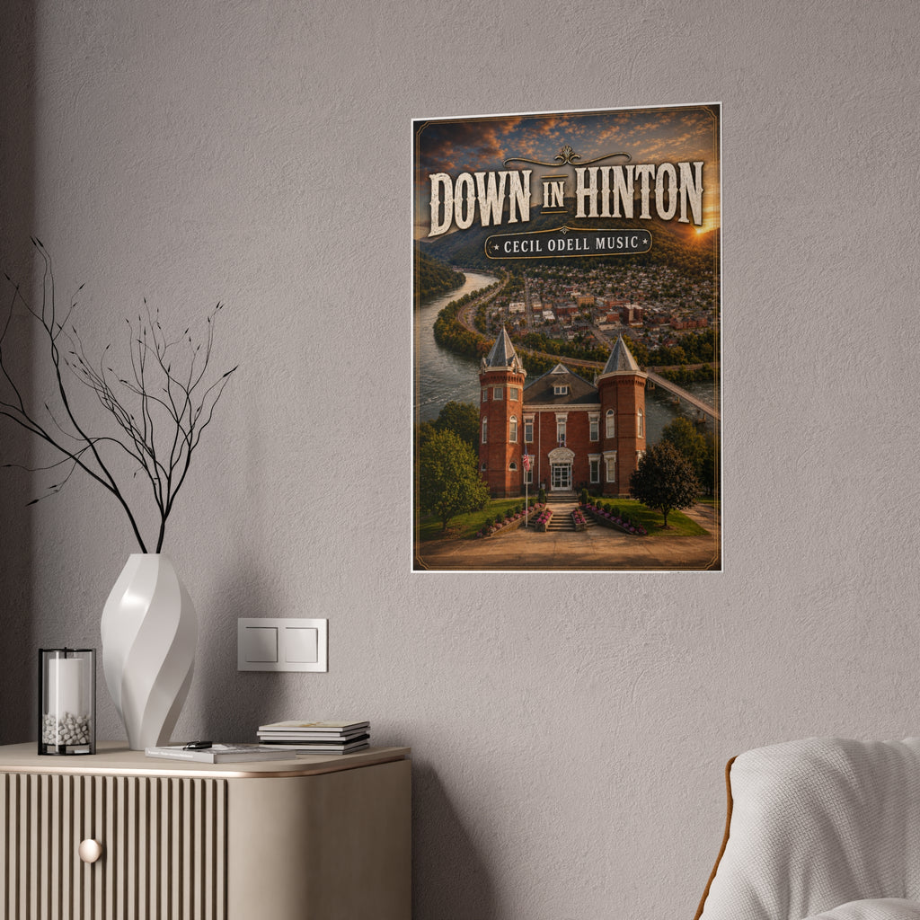 Down in Hinton Gloss Poster