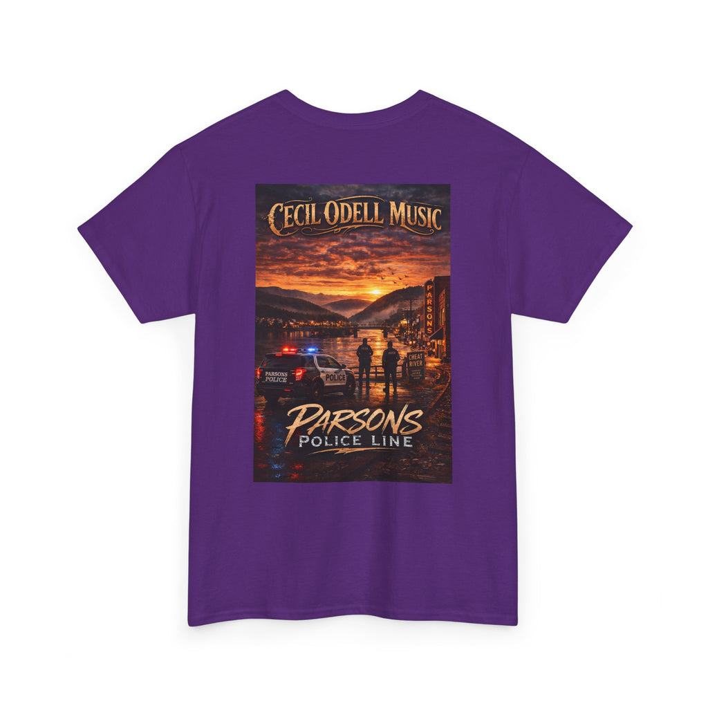 Parsons PD song art shirt