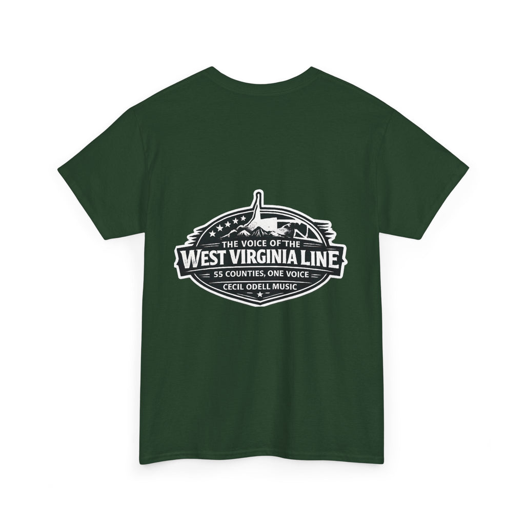 West Virginia Line Tee: 'The Voice of the West Virginia Line' Graphic T-Shirt