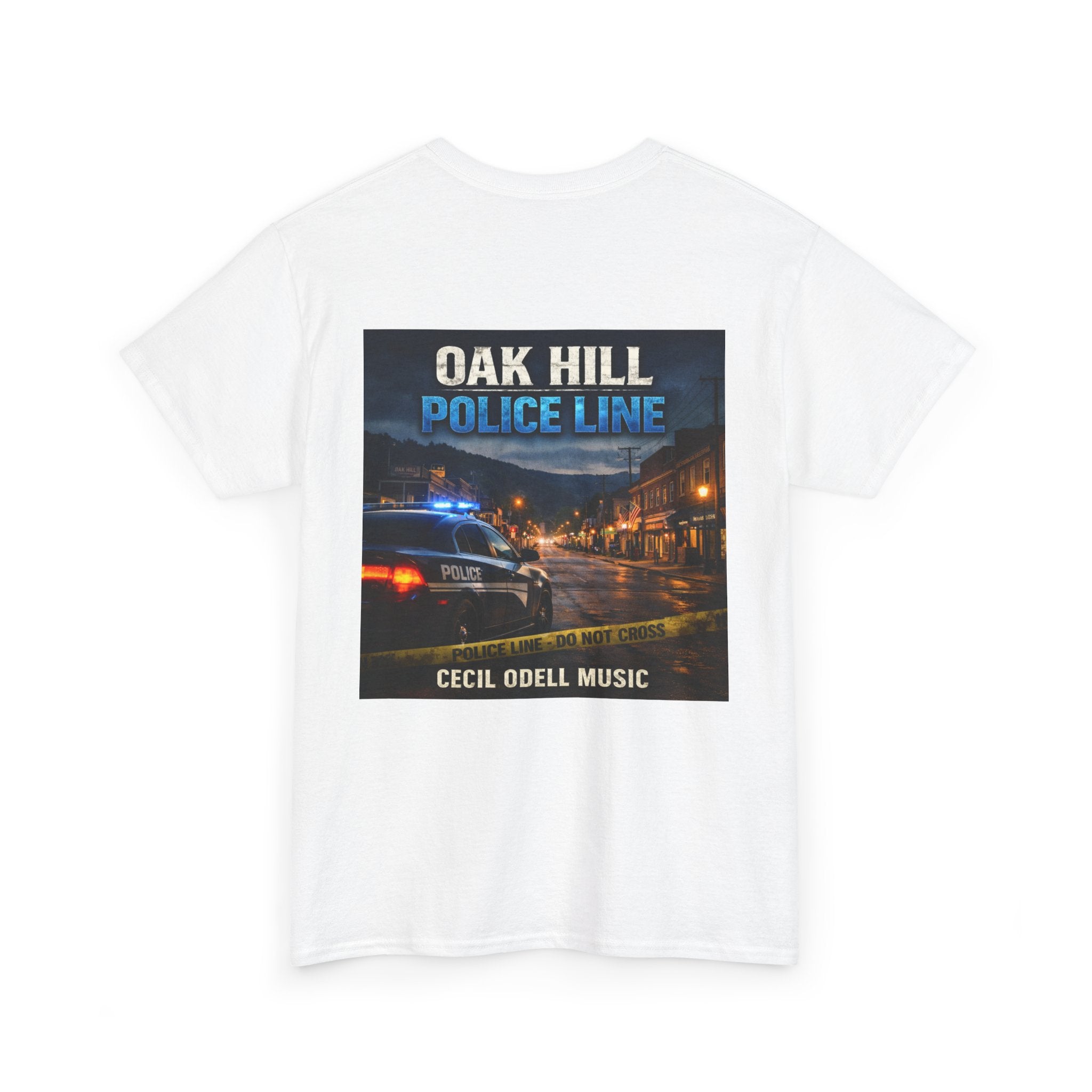 Police Line T-Shirt — Oak Hill 'Police Line' Album Cover Tee