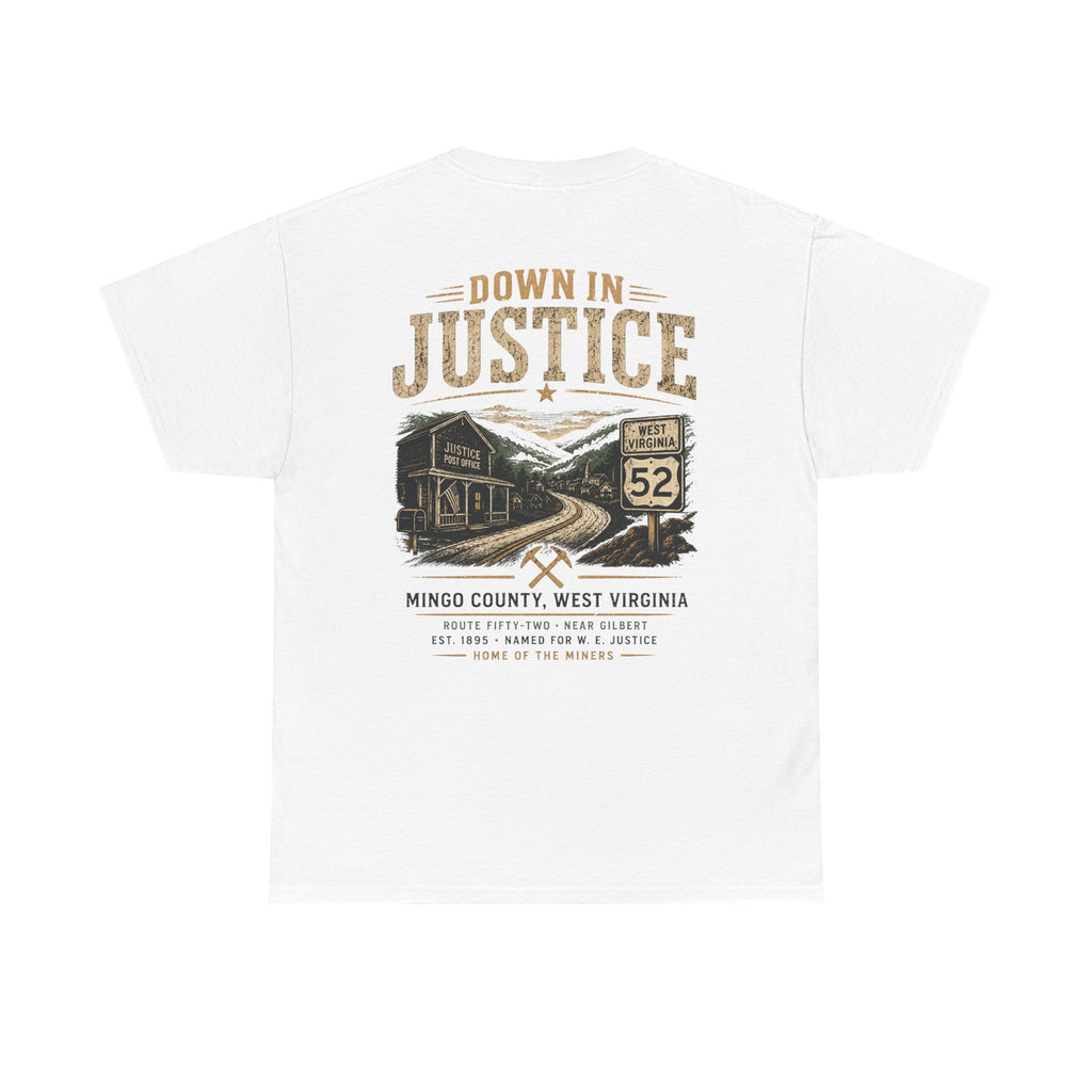 T-Shirt — "Down in Justice"