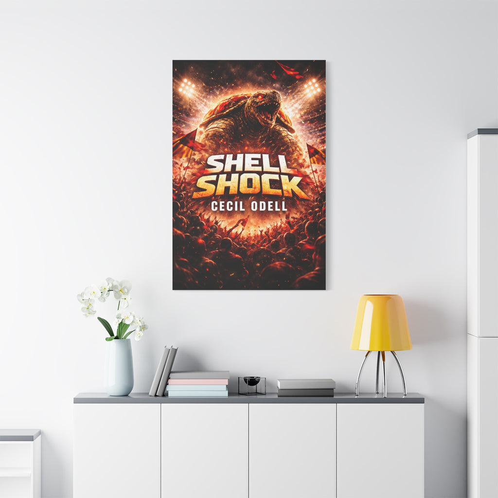 Shell Shock Canvas Print: Dramatic Monster Art Wrap (Cecil Odell)