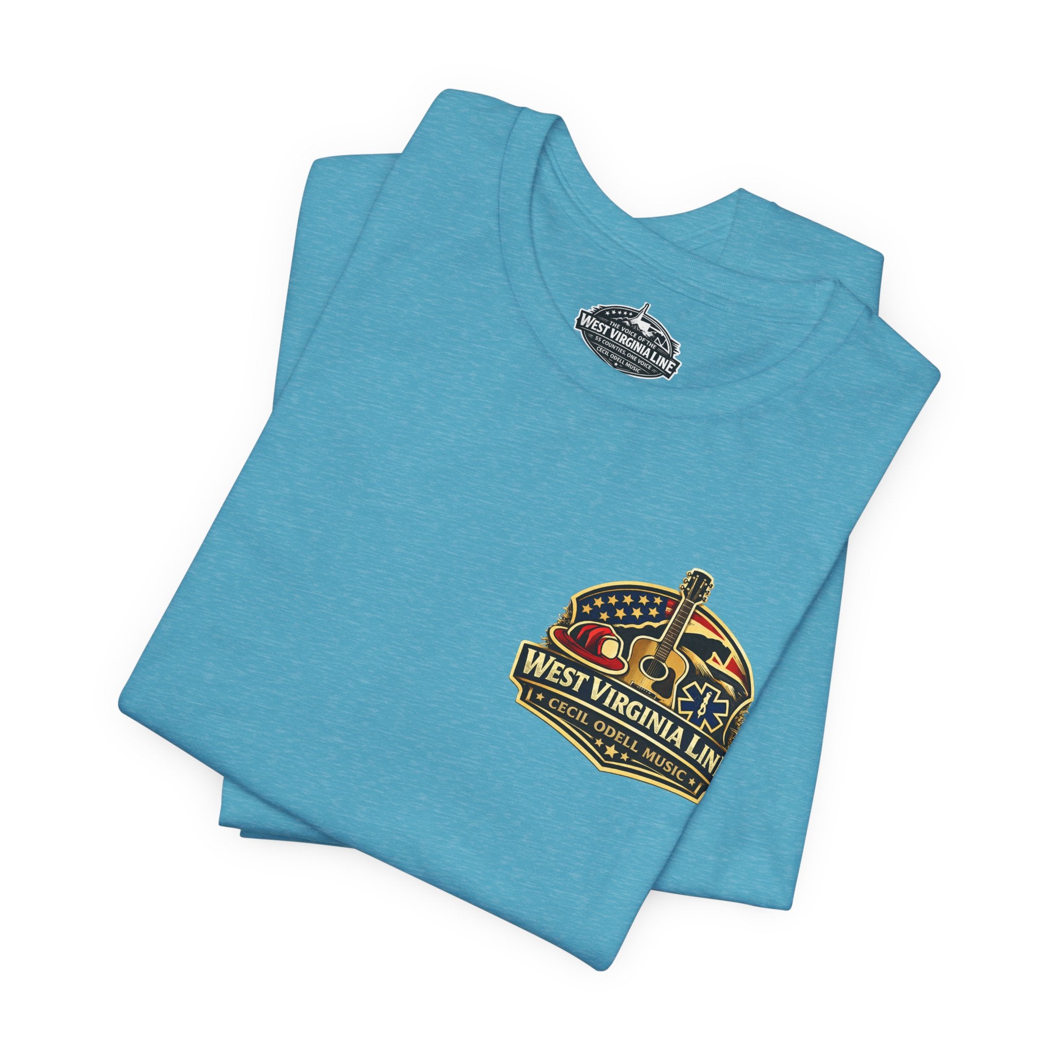 West Virginia Outlaw T-Shirt: Rustic Skull & Guns Country Graphic Tee