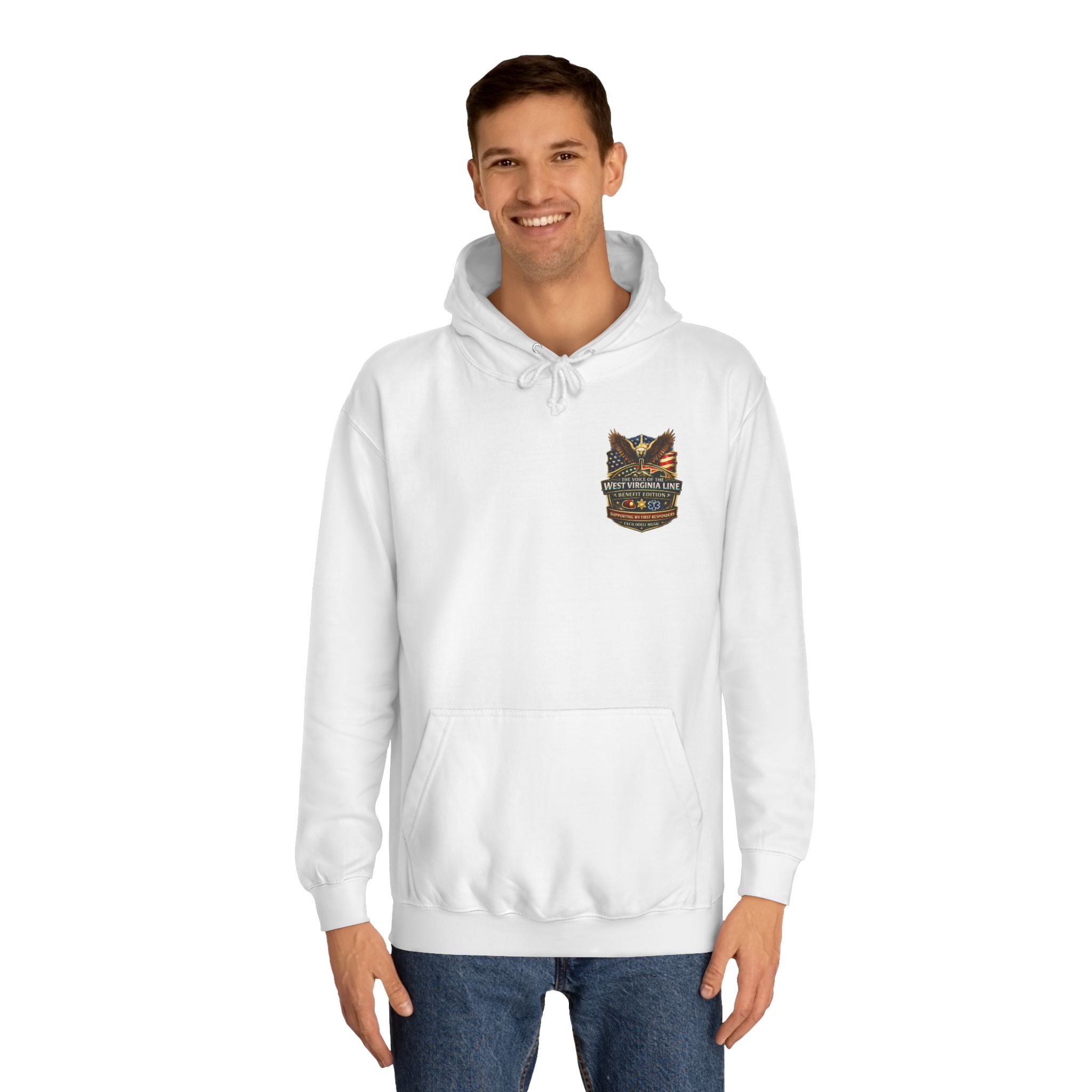 West Virginia Line Badge Hoodie: State & First Responder Tribute
