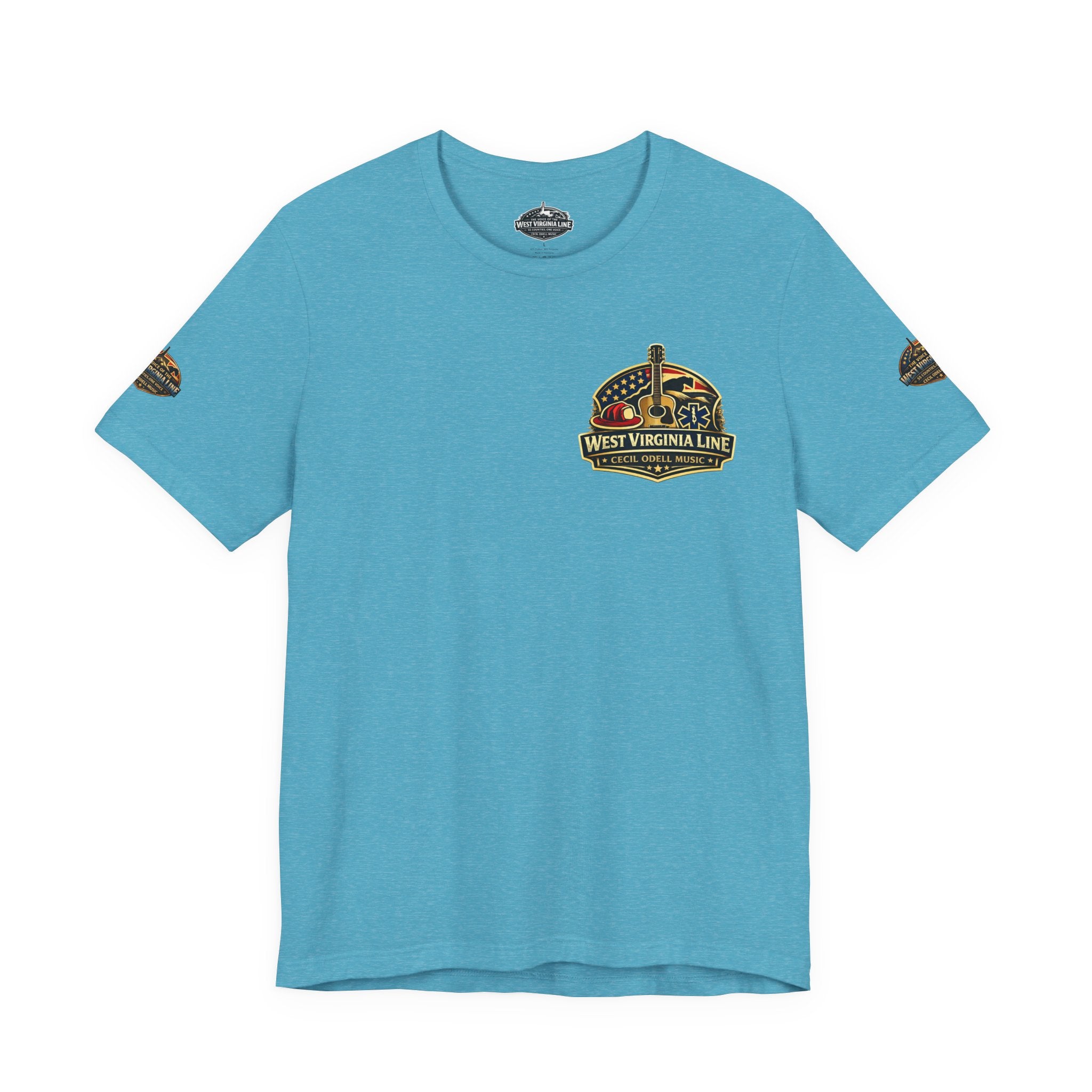 West Virginia Outlaw T-Shirt: Rustic Skull & Guns Country Graphic Tee