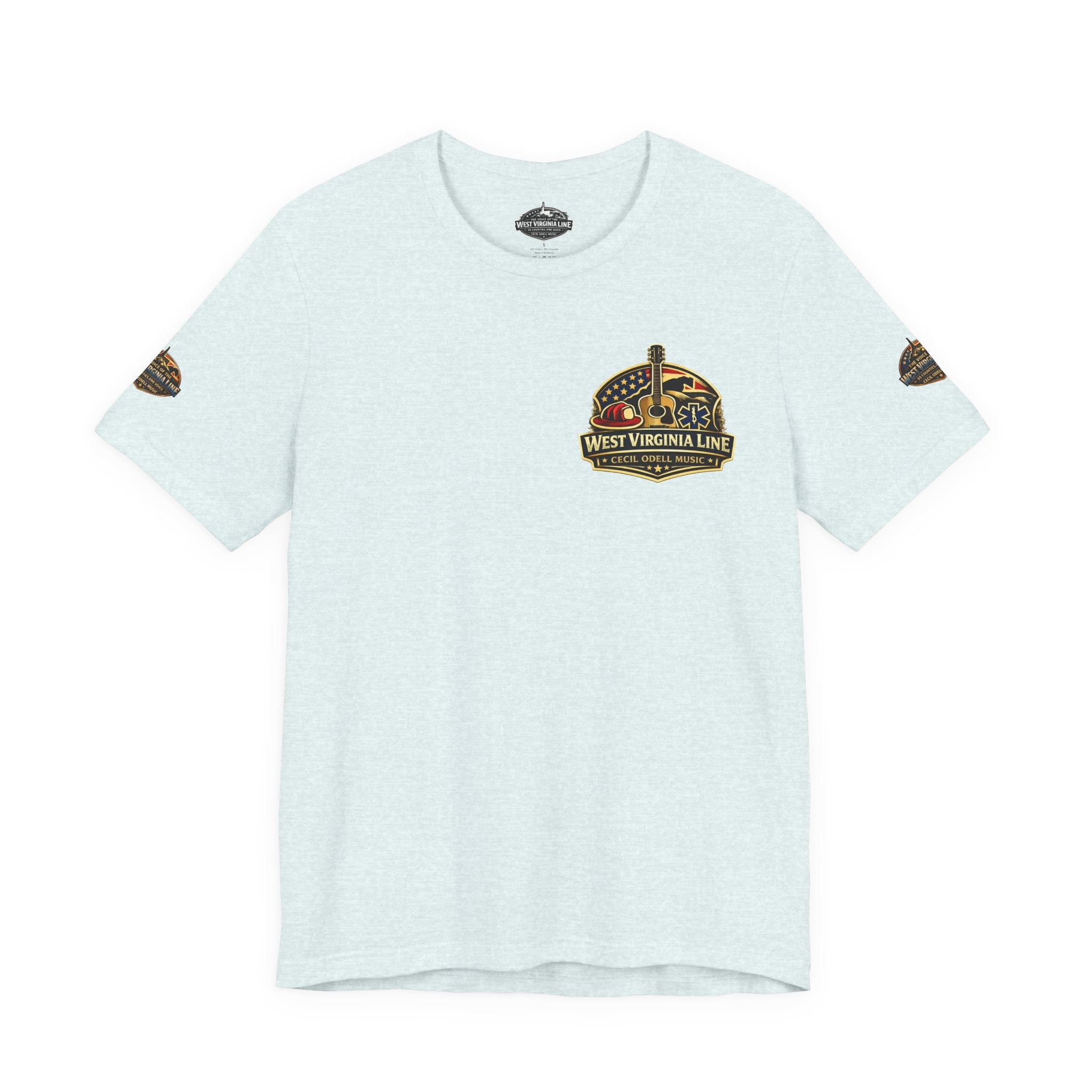 West Virginia Outlaw T-Shirt: Rustic Skull & Guns Country Graphic Tee