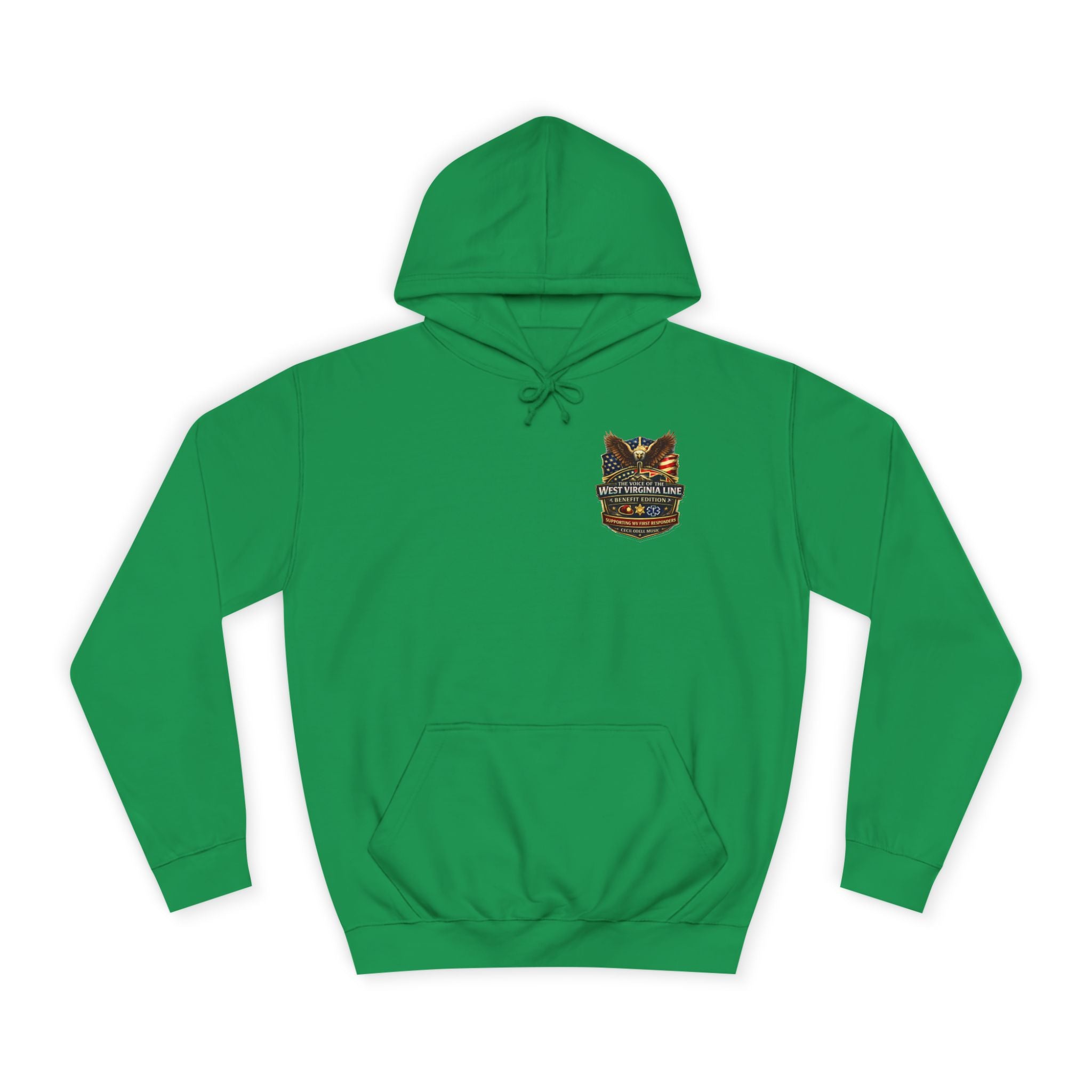 West Virginia Line Badge Hoodie: State & First Responder Tribute