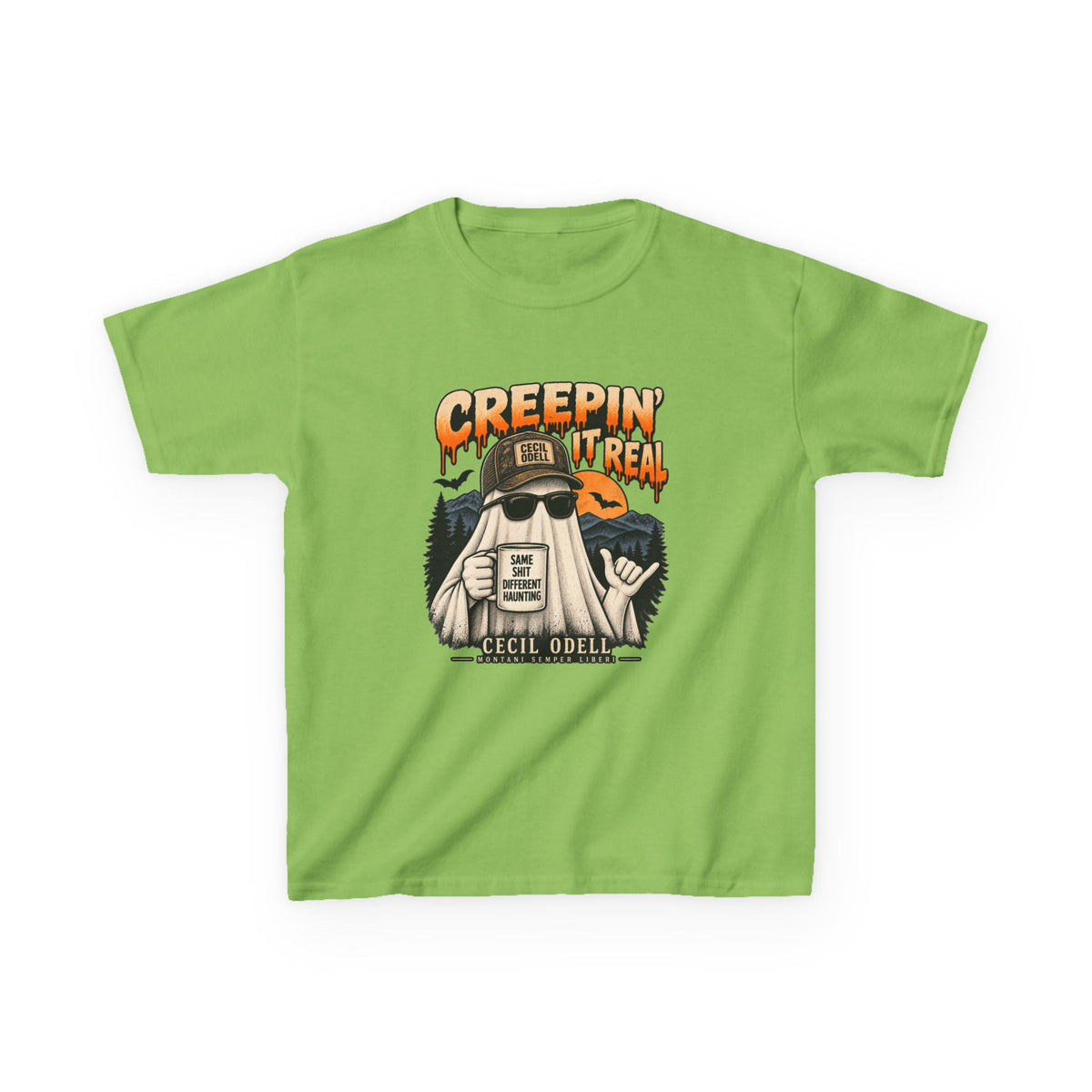 Creepin' It Real Kids Halloween Tee | Cecil Odell