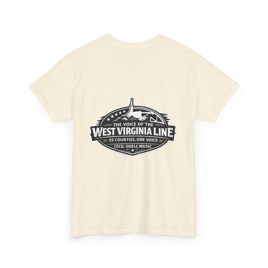 West Virginia Line Tee: 'The Voice of the West Virginia Line' Graphic T-Shirt