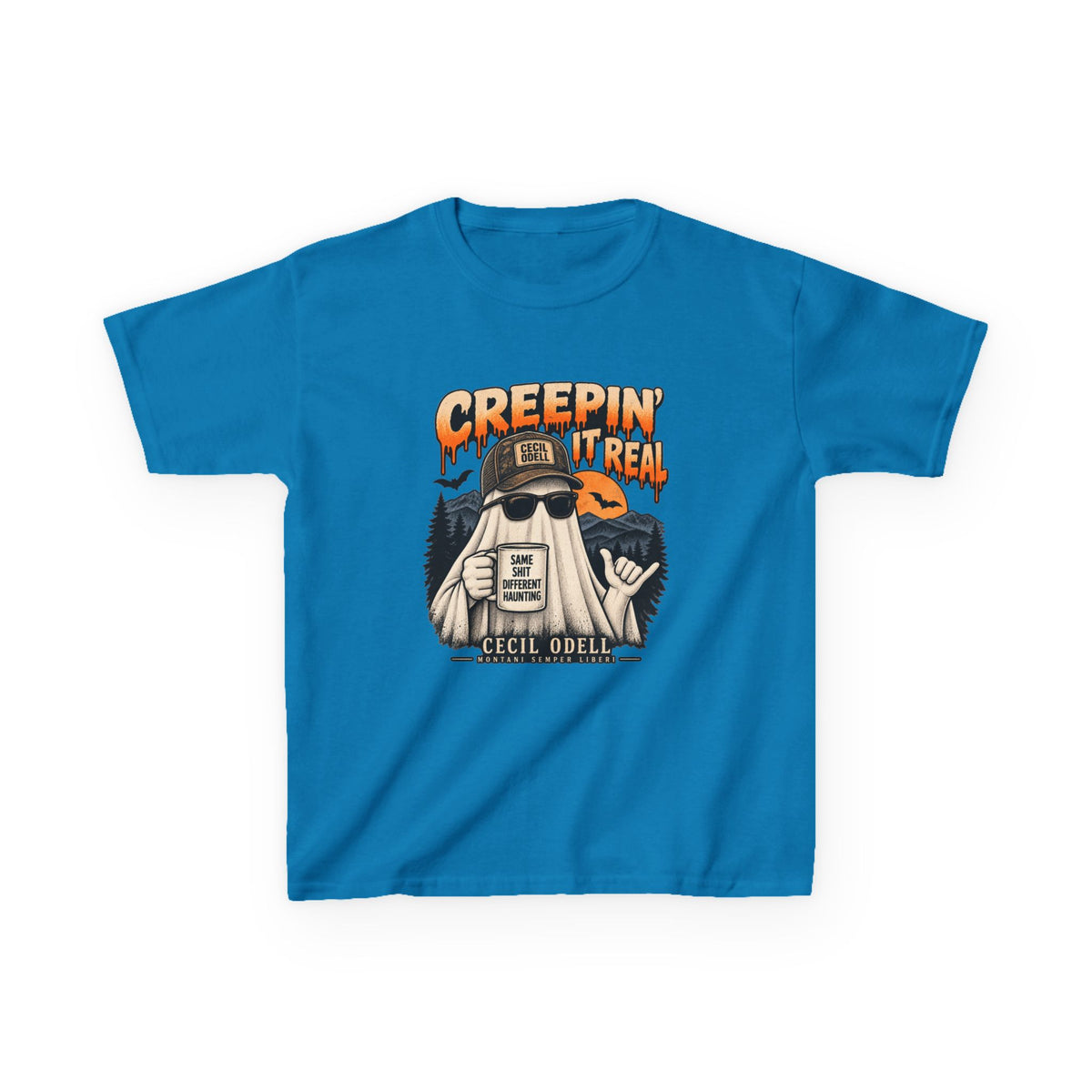 Creepin' It Real Kids Halloween Tee | Cecil Odell