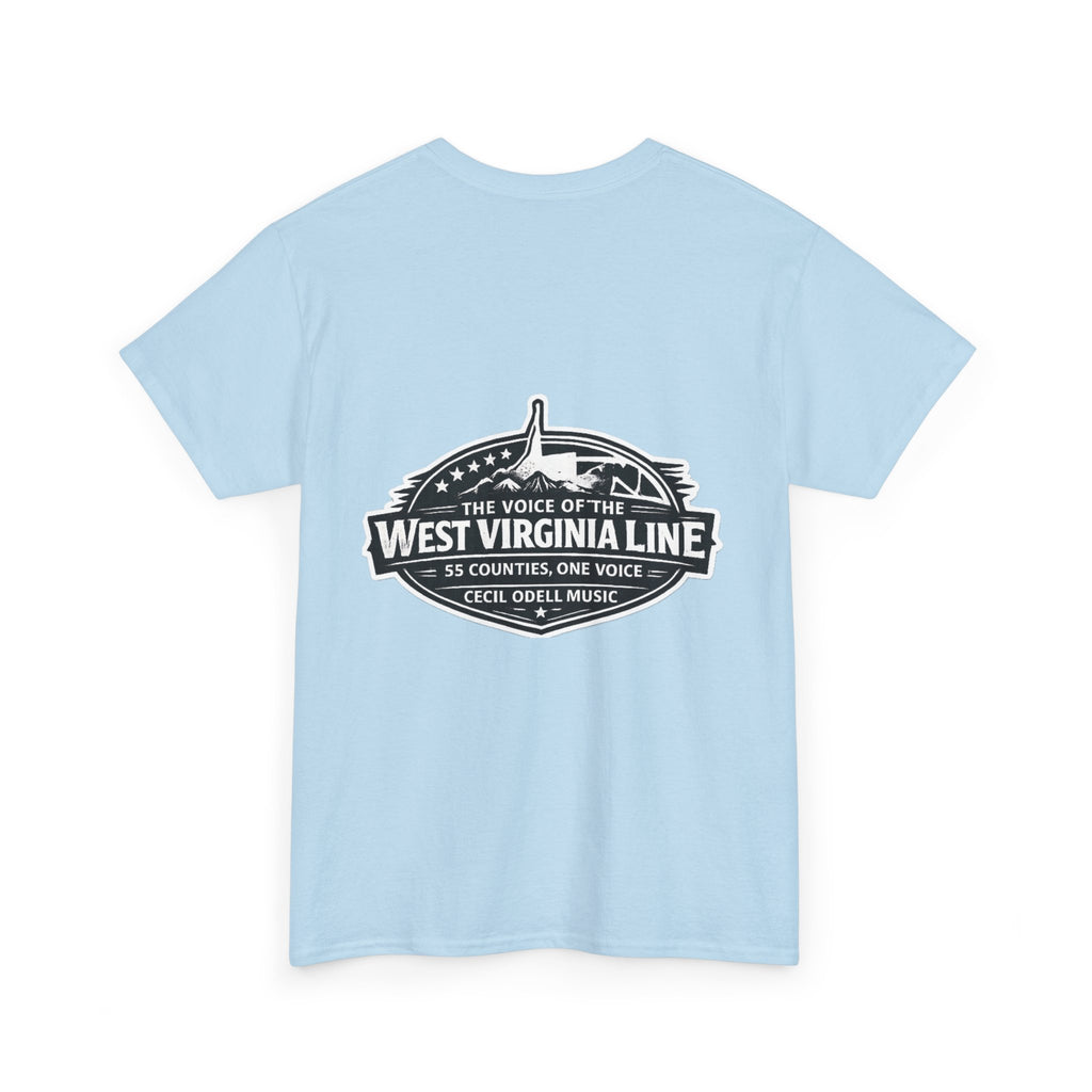 West Virginia Line Tee: 'The Voice of the West Virginia Line' Graphic T-Shirt