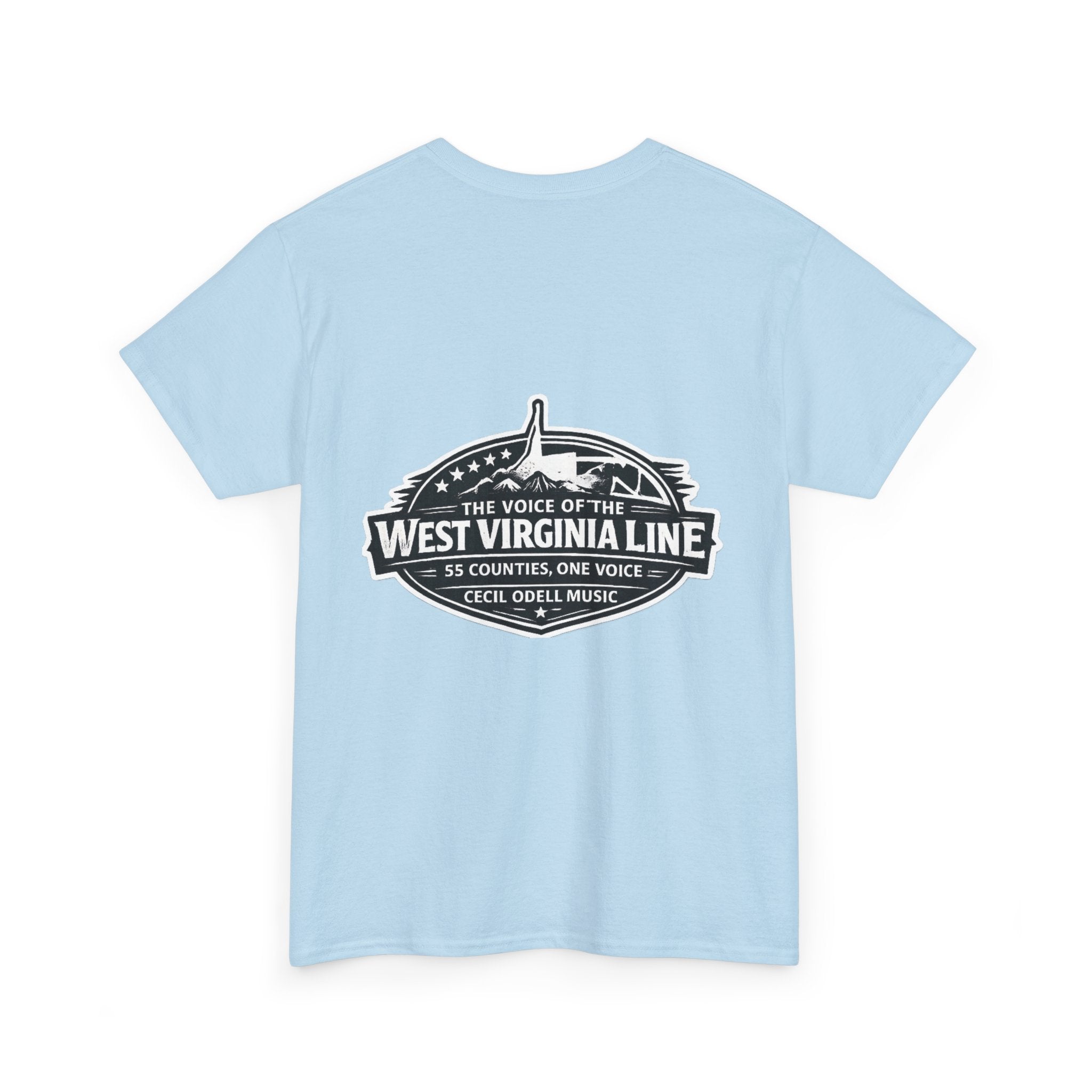 West Virginia Line Tee: 'The Voice of the West Virginia Line' Graphic T-Shirt