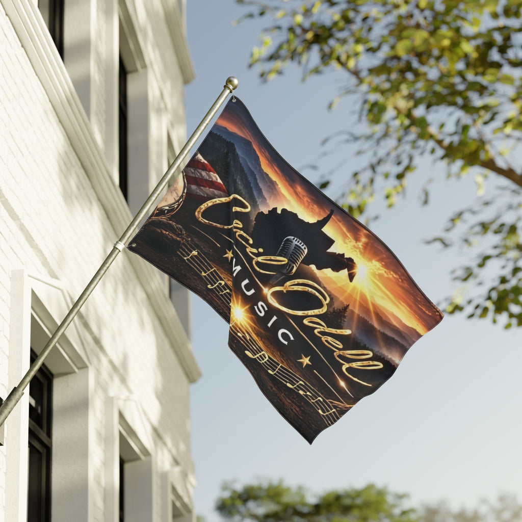 Cecil Odell Music Double-Sided Decorative Flag