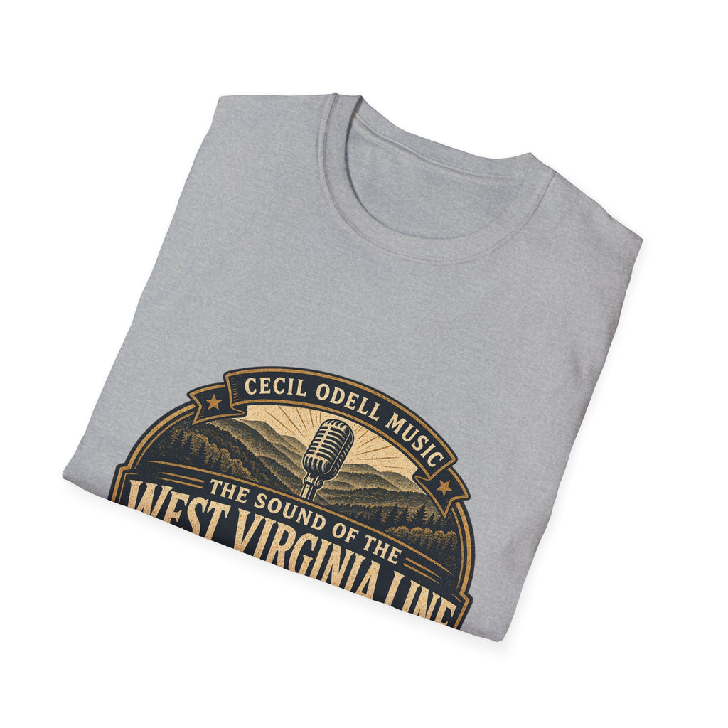 West Virginia Music T-Shirt: "Built to Sound Like Home" Vintage State Guitar Tee
