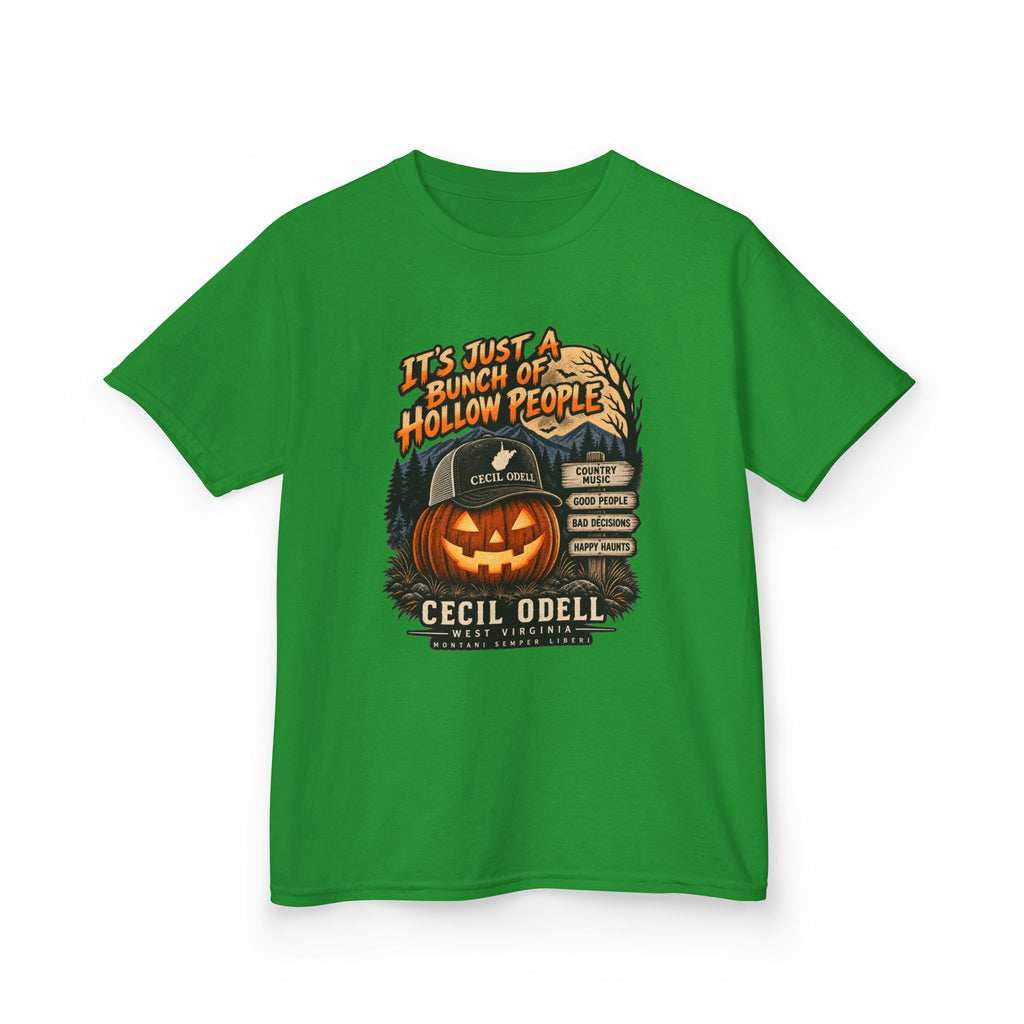 It's Just a Bunch of Hollow People Kids Halloween Tee | Cecil Odell