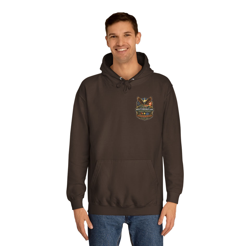 West Virginia Line Badge Hoodie: State & First Responder Tribute