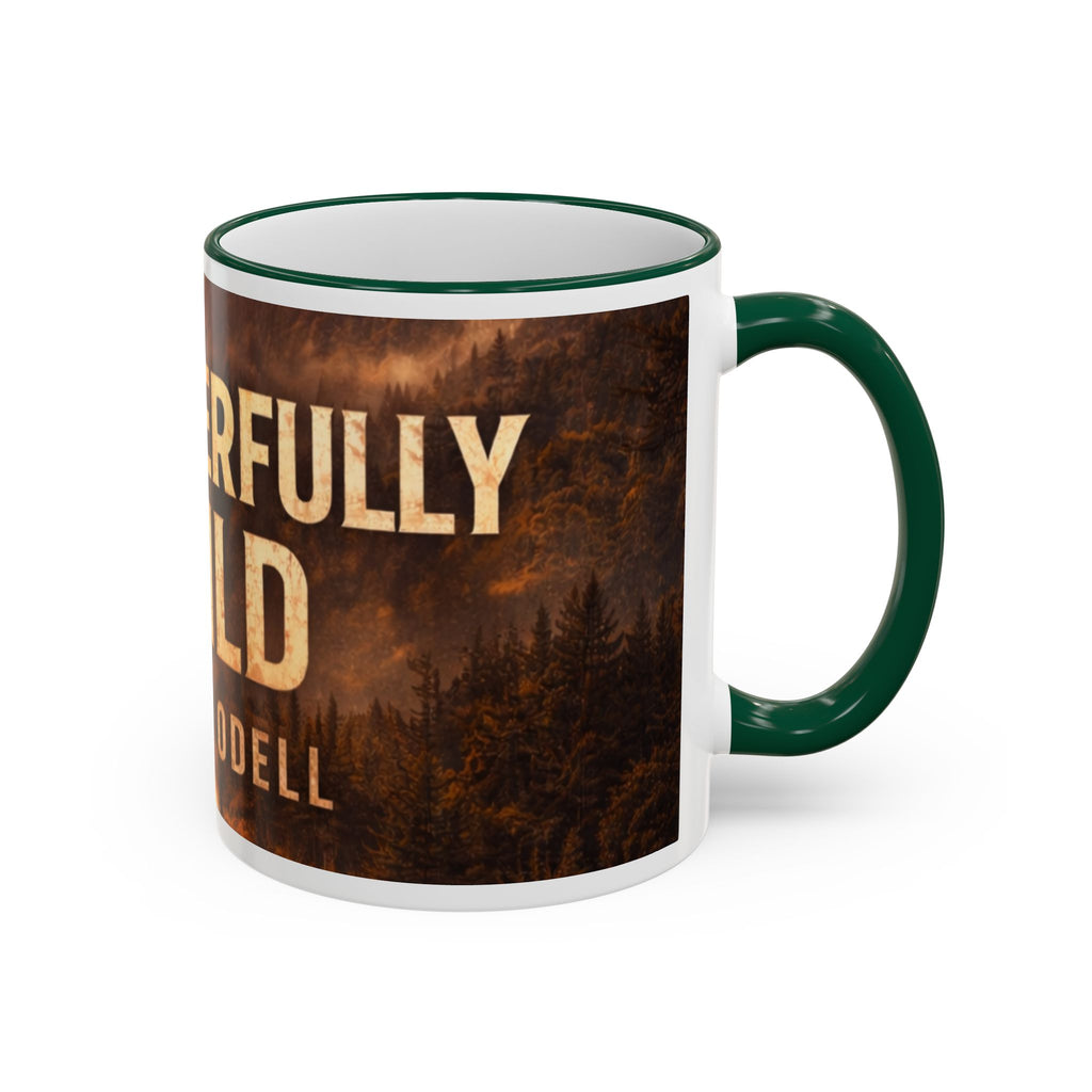 Wonderful Wild Scenic Mug: "Wonderful Wild" Cecil Odell Coffee Cup (Accent Rim & Handle)