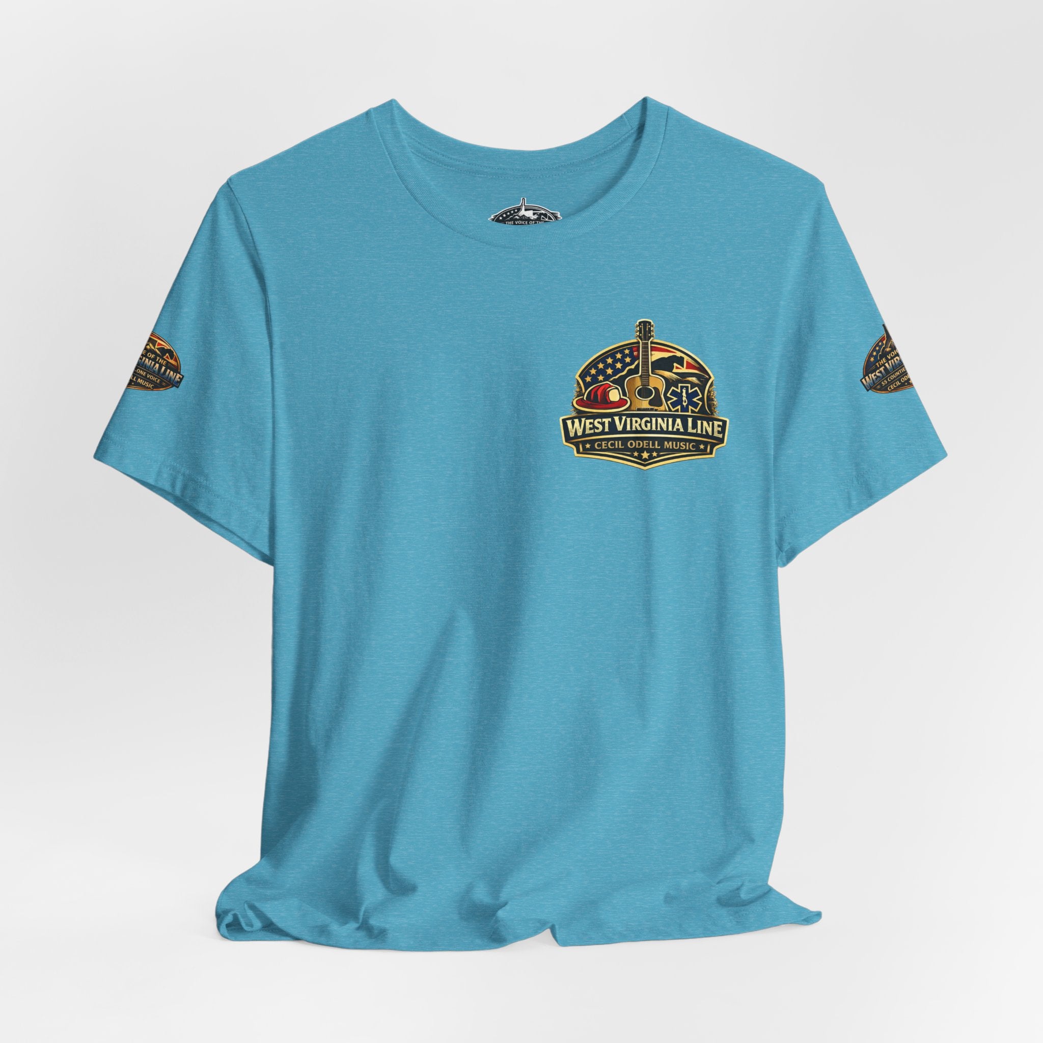 West Virginia Outlaw T-Shirt: Rustic Skull & Guns Country Graphic Tee