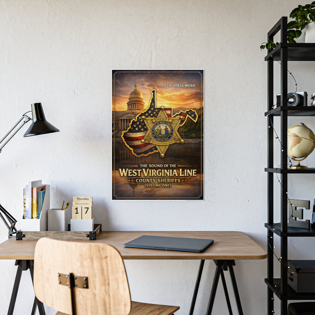 West Virginia Line County Sheriffs Poster