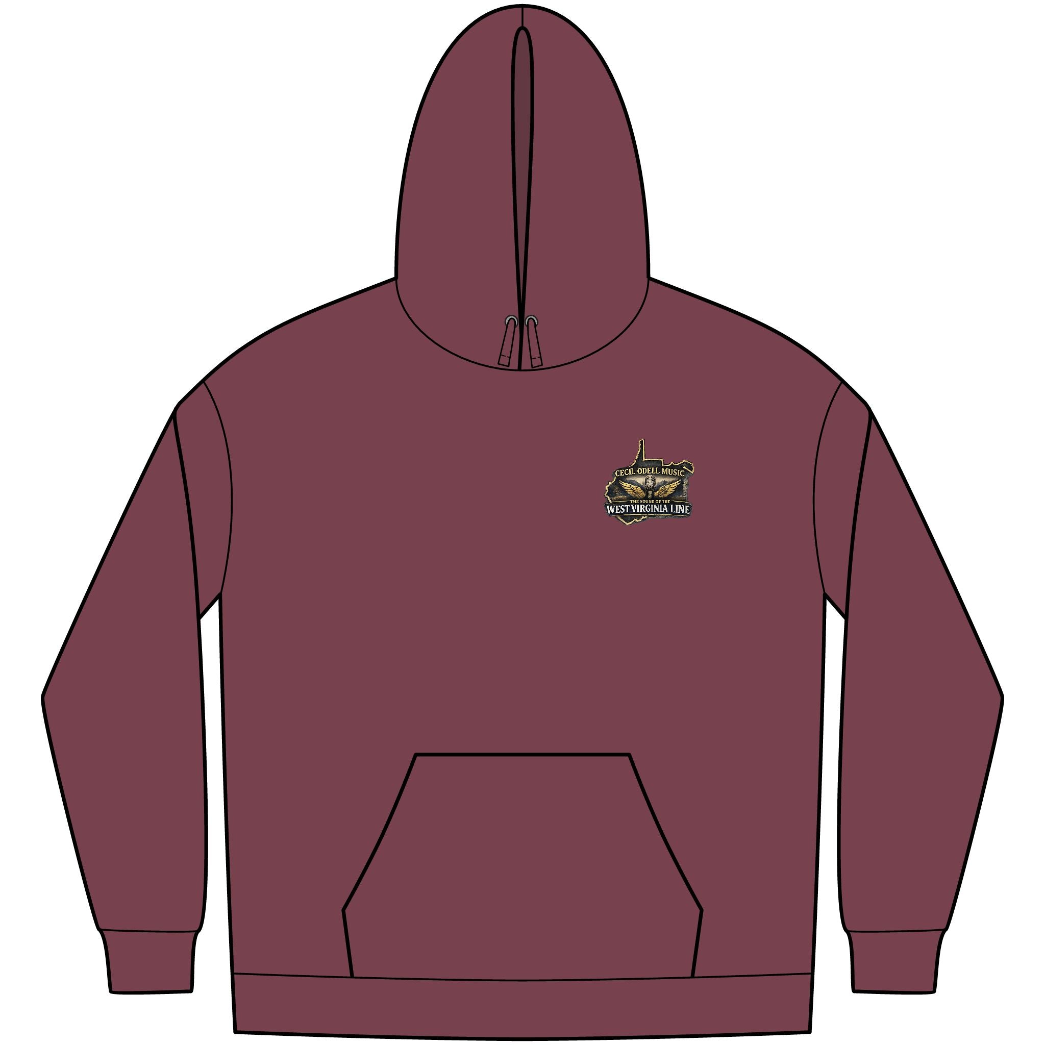 West Virginia Music Hoodie: "Cecil Odell Music: The Sound of the West Virginia Line"