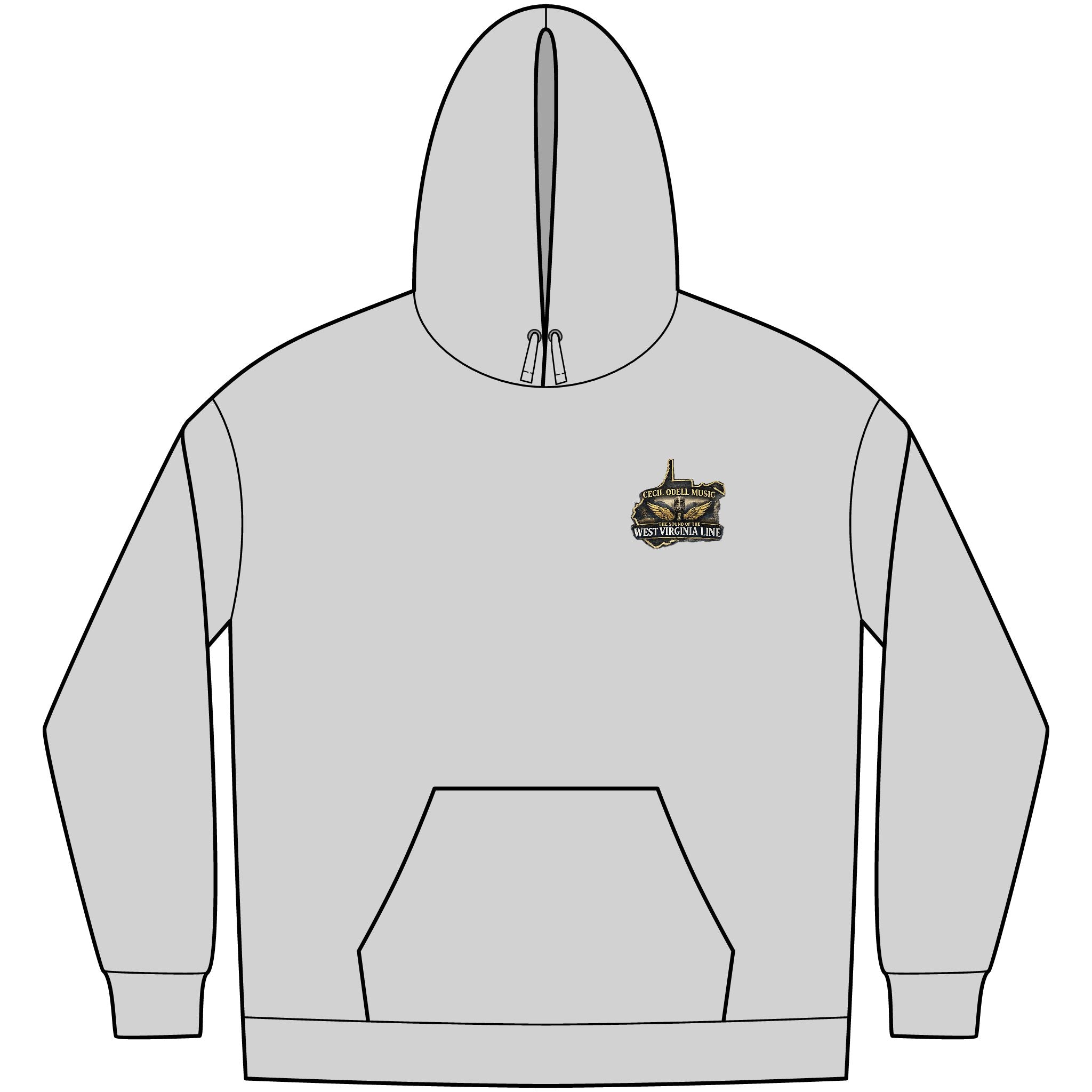 West Virginia Music Hoodie: "Cecil Odell Music: The Sound of the West Virginia Line"
