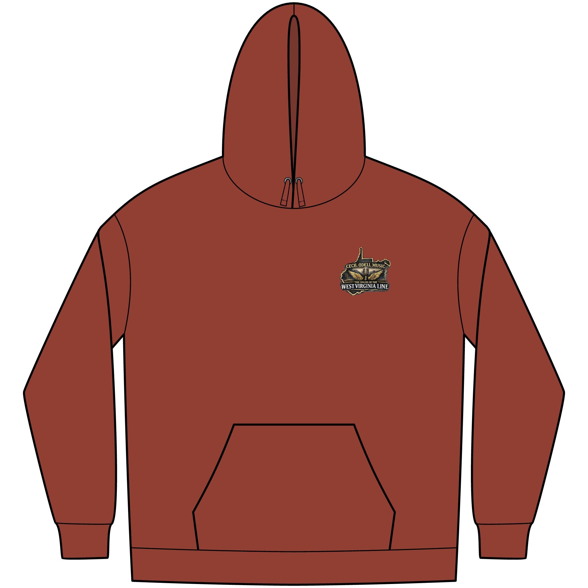 West Virginia Music Hoodie: "Cecil Odell Music: The Sound of the West Virginia Line"