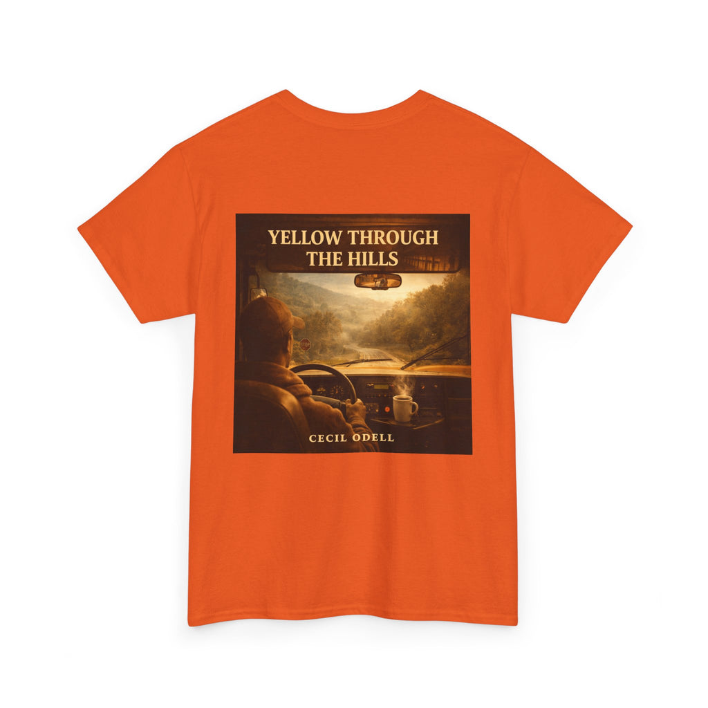 Album Art T‑Shirt: "Yellow Through The Hills" Vintage Roadtrip Tee