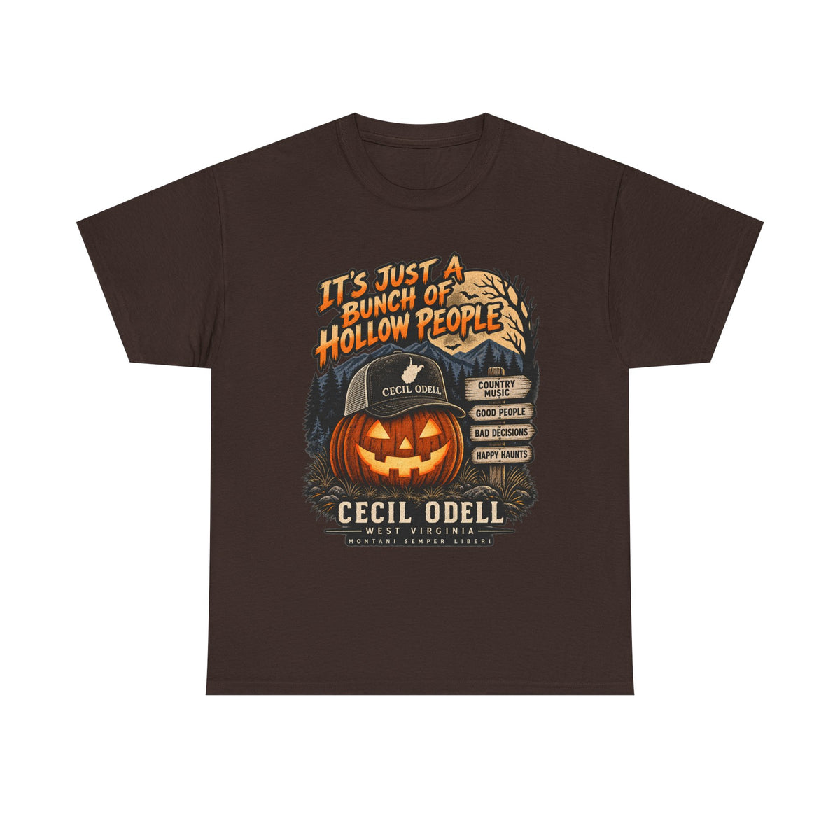 It's Just a Bunch of Hollow People Halloween Tee | Cecil Odell