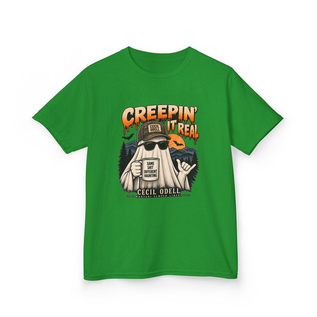 Creepin' It Real Kids Halloween Tee | Cecil Odell