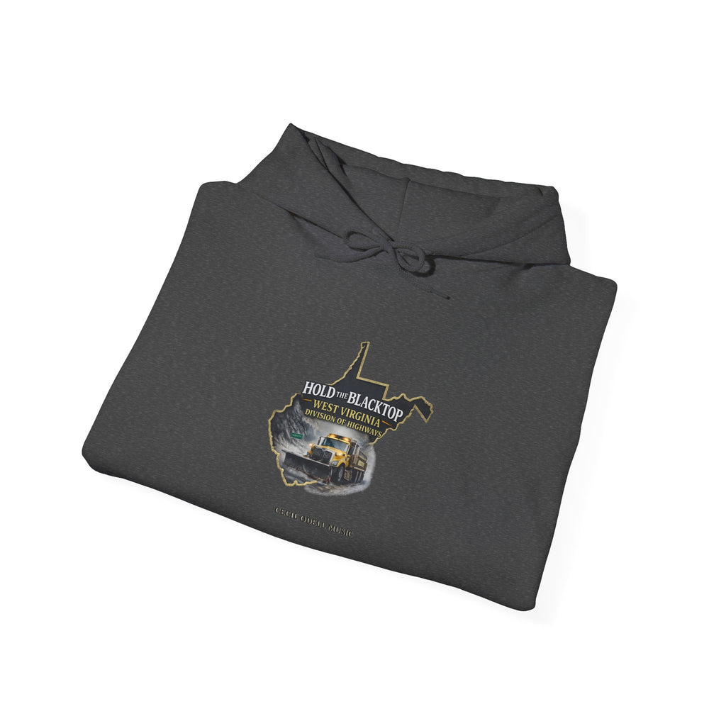 Hold the Blacktop Hoodie: Classic Road Trip Graphic Pullover