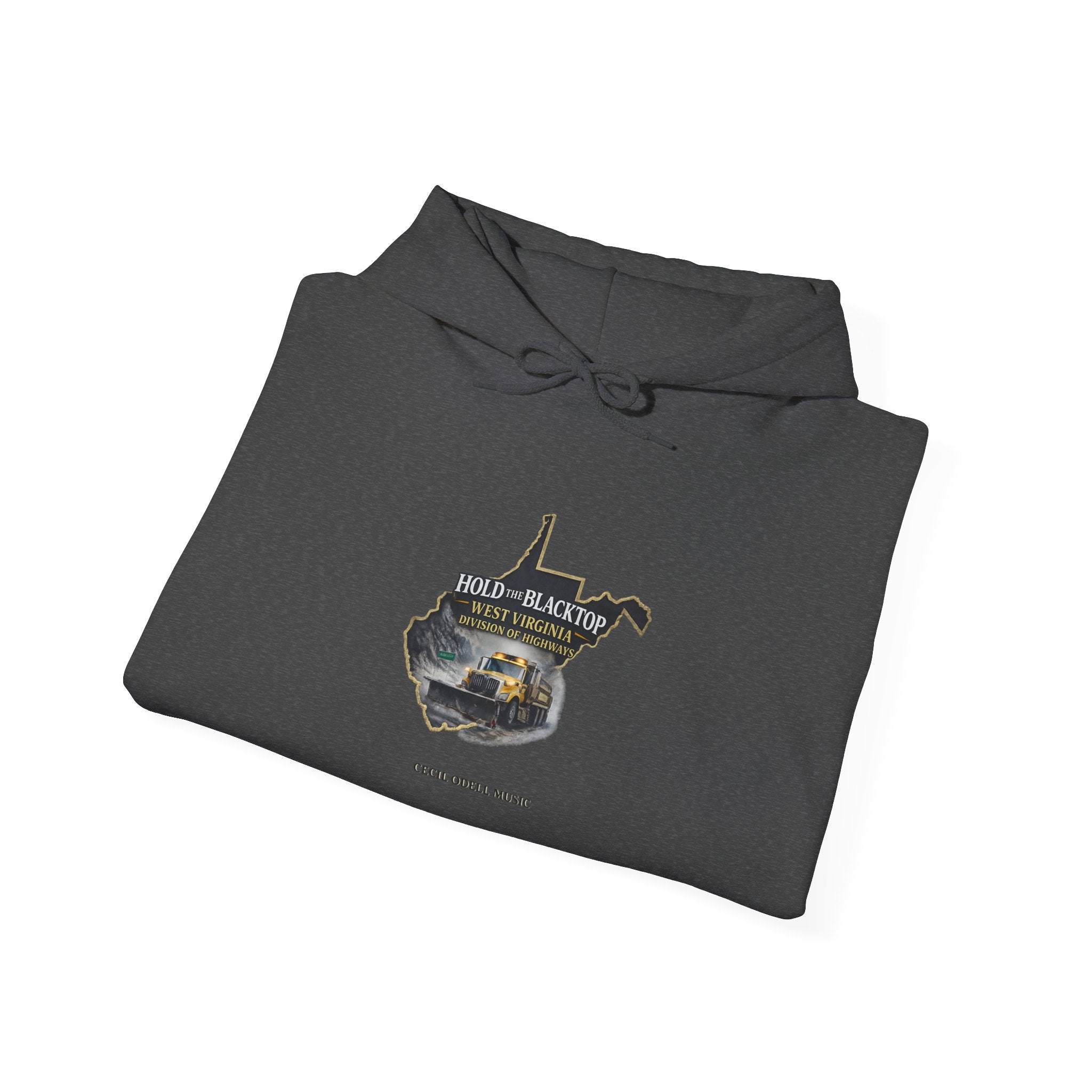 Hold the Blacktop Hoodie: Classic Road Trip Graphic Pullover