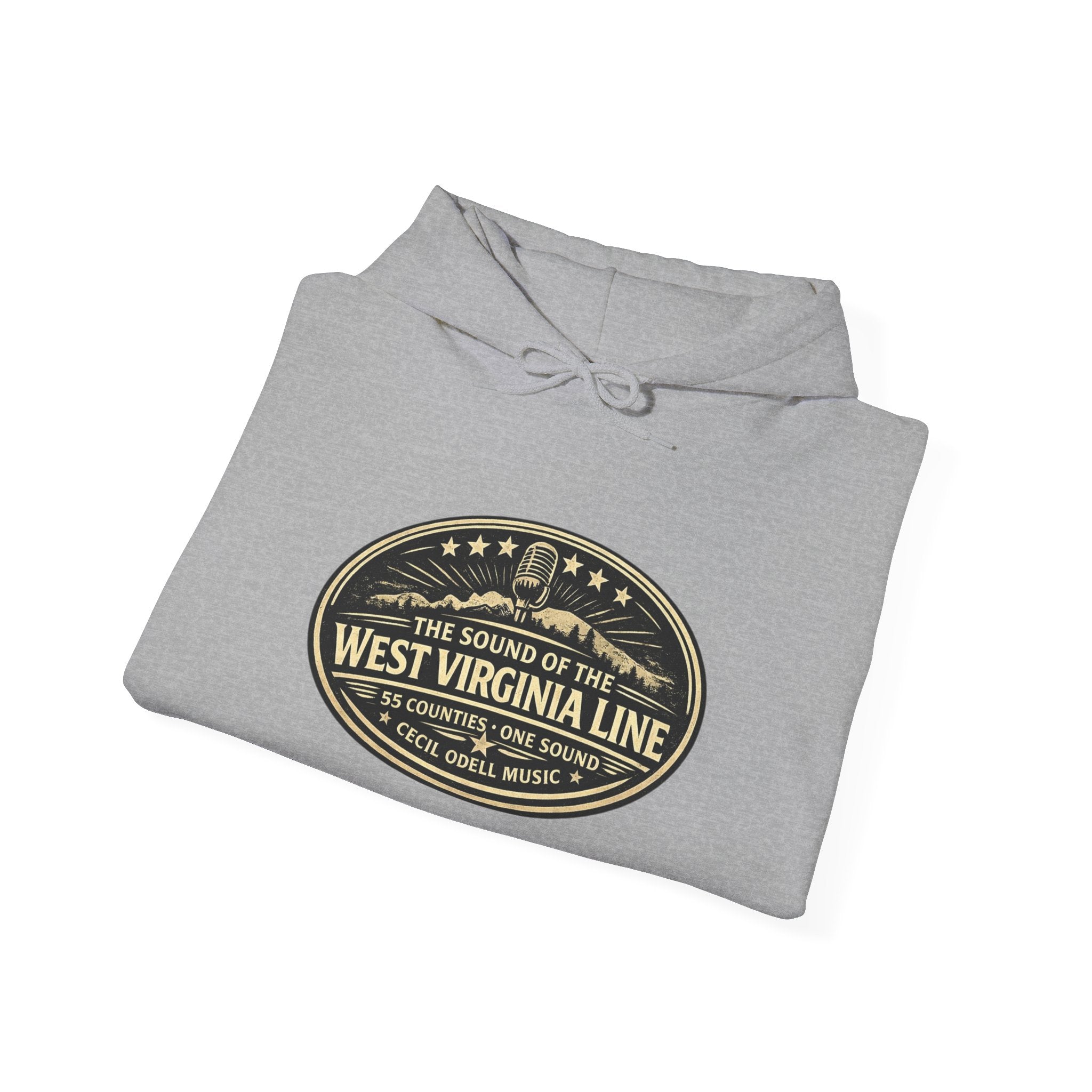 West Virginia Line Firetruck Hoodie: "The Sound of the West Virginia Line" Tribute Sweatshirt