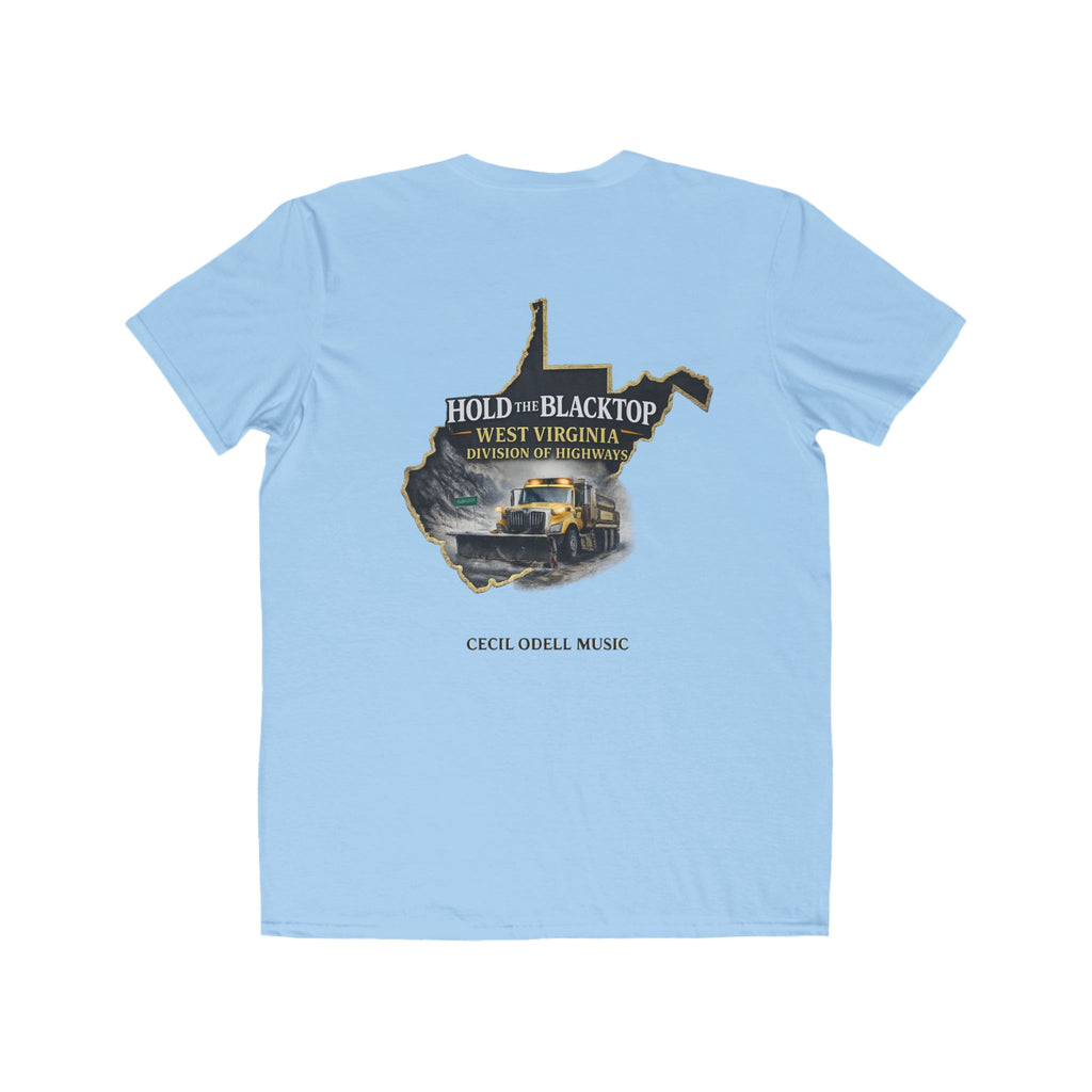 West Virginia Map T‑Shirt: "Hold the Blacktop" Vintage Truck Graphic Tee
