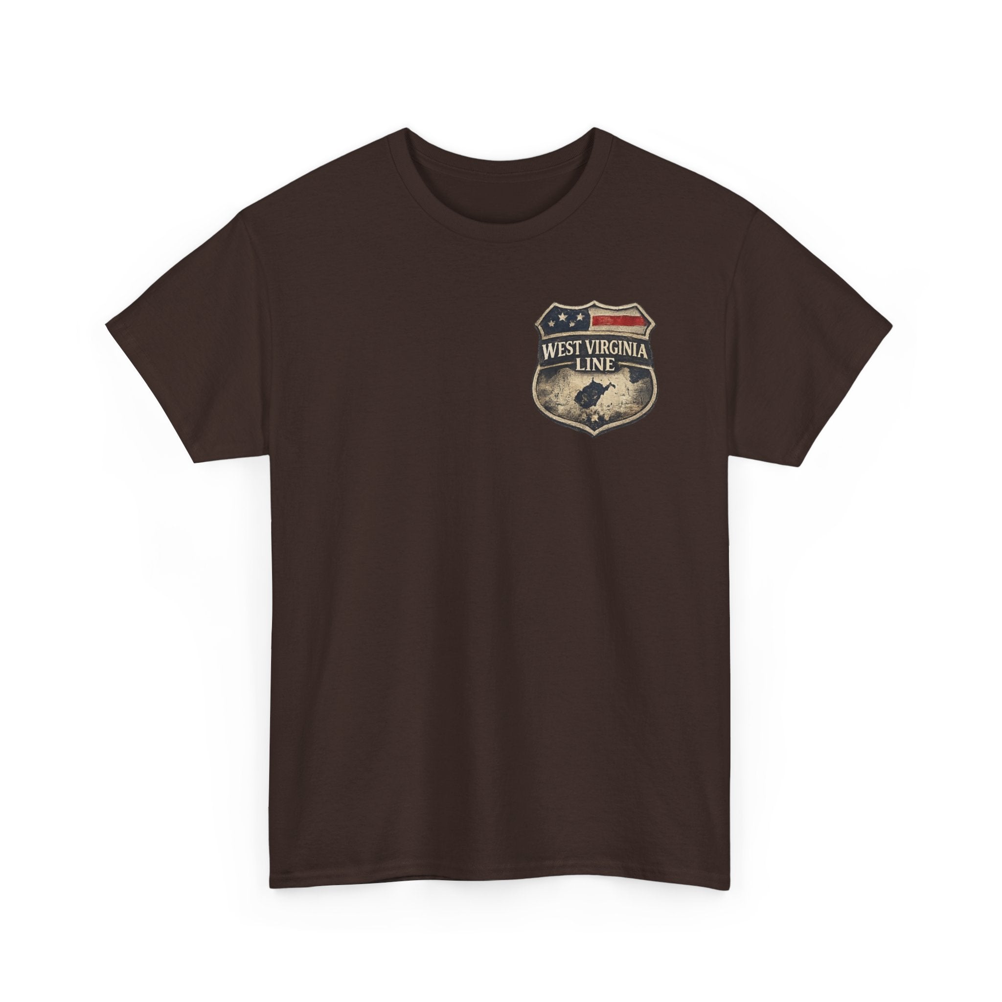 West Virginia Line Benefit Tee: Supporting First Responders (Eagle & Flag)