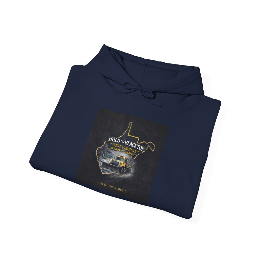 Hoodie: "Hold The Blacktop" Vintage Road Trip Graphic Pullover